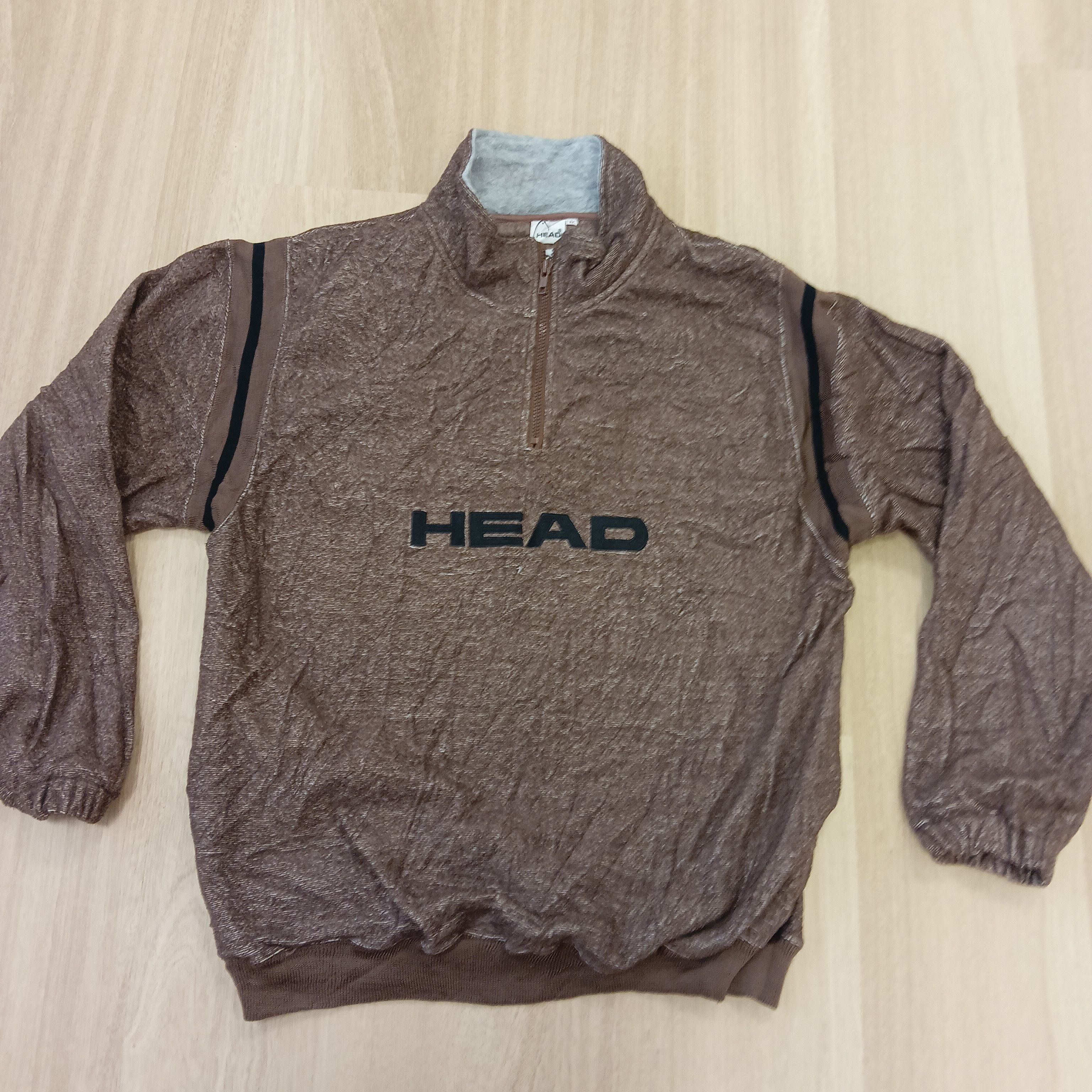 Japanese Brand HEAD BIG LOGO JAPANESE BRAND L HALF ZIPPER RARE Size US L / EU 52-54 / 3 - 2 Thumbnail