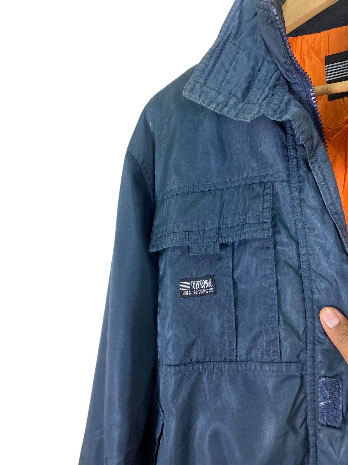 Japanese Brand × Vintage Vintage Japanese Brand Top Crown Flight Jacket Size US L / EU 52-54 / 3 - 9 Thumbnail