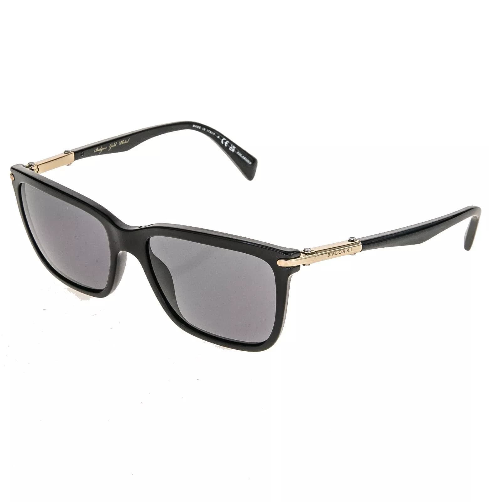 Bvlgari BVLGARI Le Gemme 7028 Black Plated Pilot Sunglasses BV7028K Size ONE SIZE - 6 Thumbnail