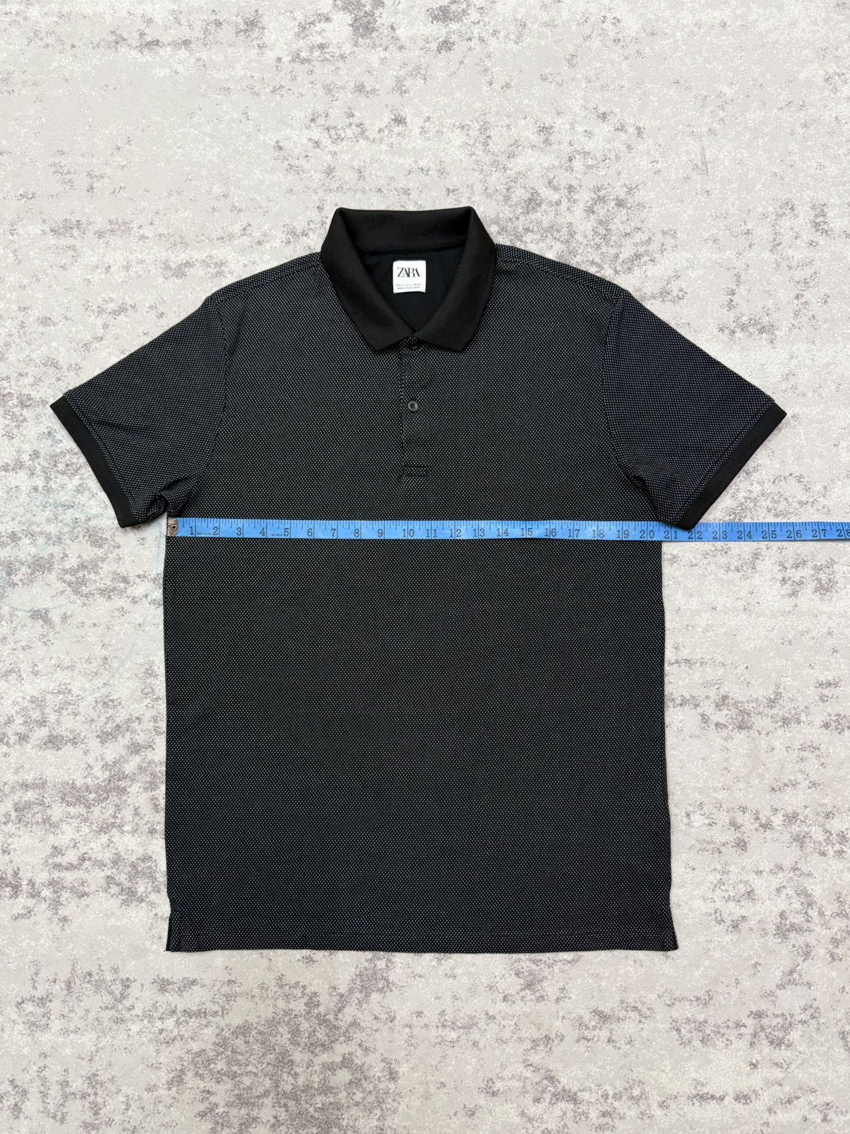 Zara Zara Black Colar Shirt Size US M / EU 48-50 / 2 - 15 Thumbnail