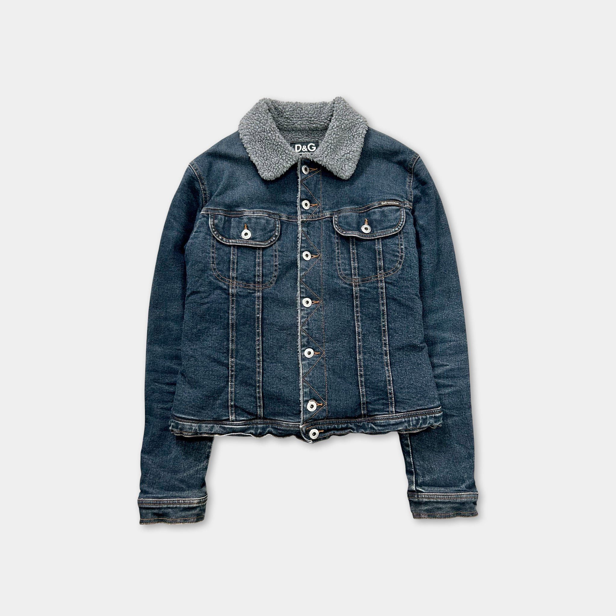 Dolce & Gabbana Dolce & Gabbana Denim Quilted Jacket Size US L / EU 52-54 / 3 - 1 Thumbnail