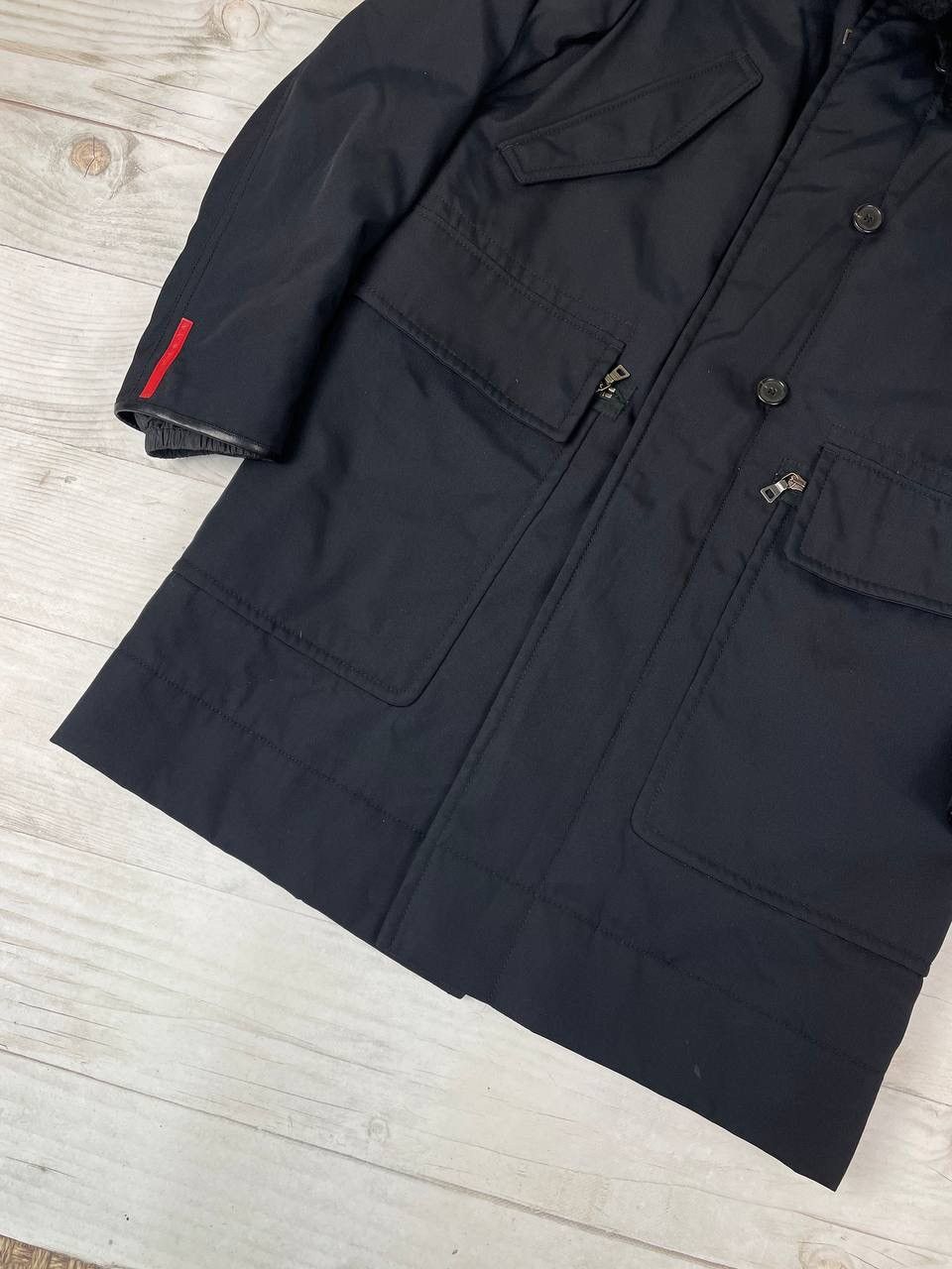 Prada Vintage Prada Sport Black Military Nylon Jacket Coat Luxury Size US M / EU 48-50 / 2 - 3 Thumbnail