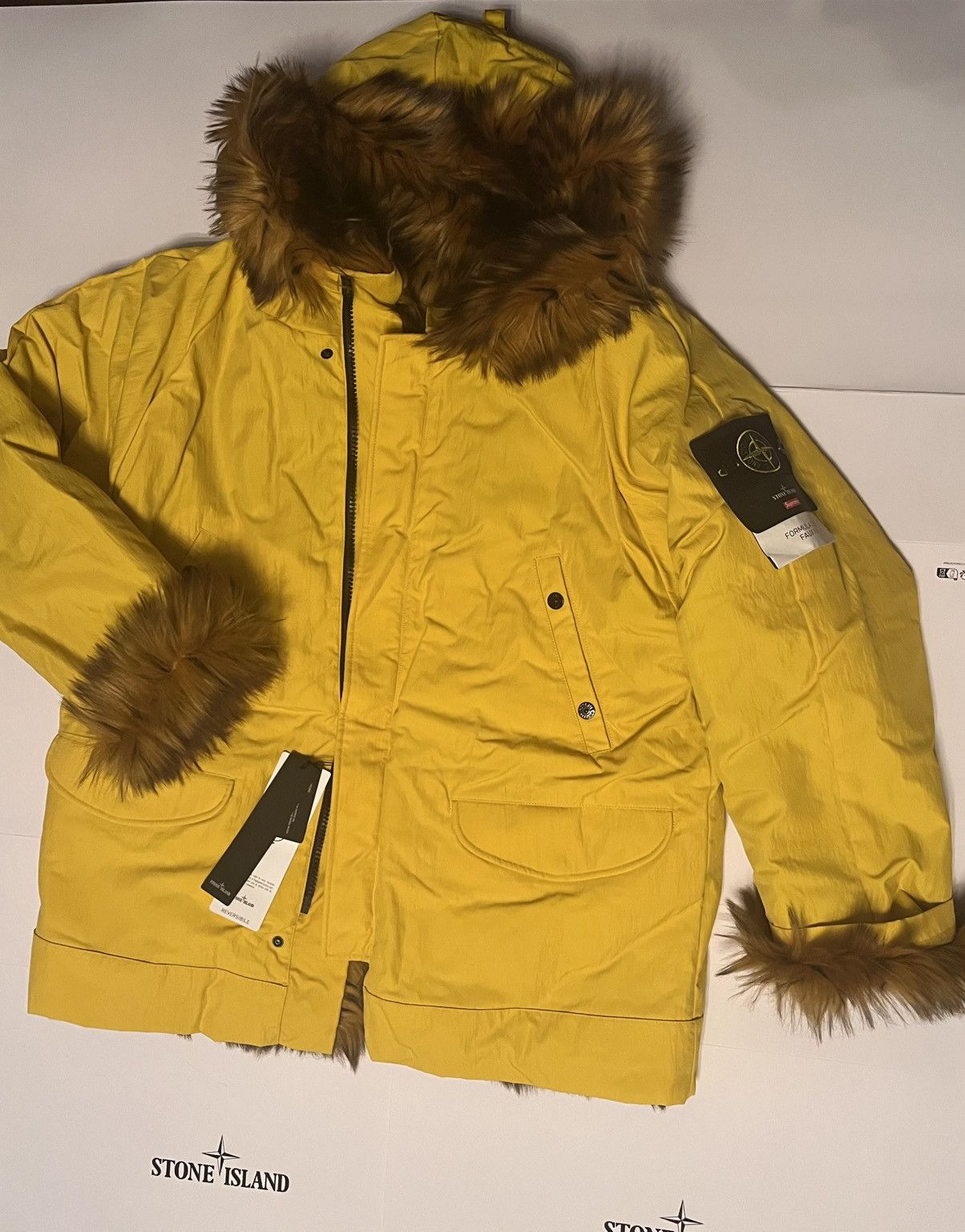 Stone Island × Supreme Supreme x Stone Island Reversible Parka Size US M / EU 48-50 / 2 - 2 Thumbnail