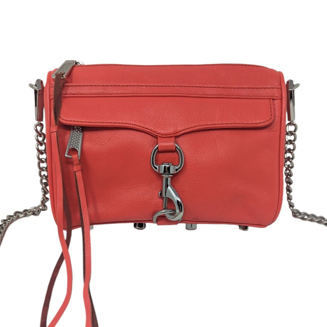 Rebecca Minkoff Leather Crossbody Bag Orange, Women's
