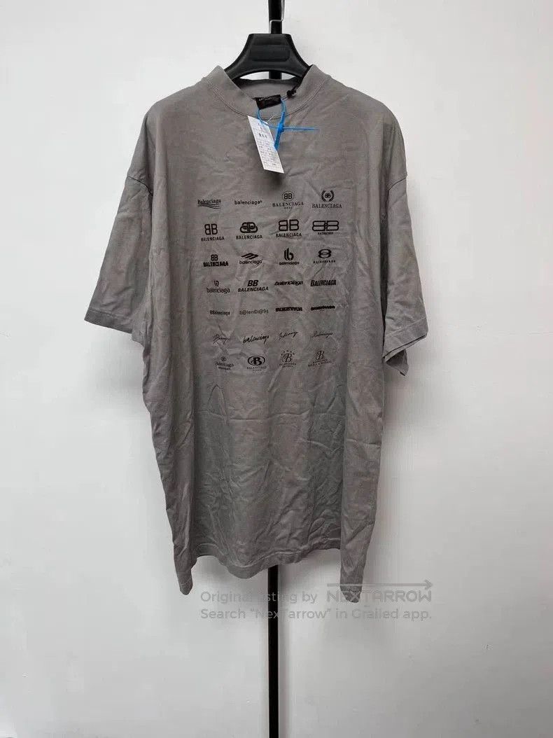 Balenciaga Balenciaga Logo Print Crewneck Short Sleeve T-Shirt. Size US M / EU 48-50 / 2 - 1 Thumbnail