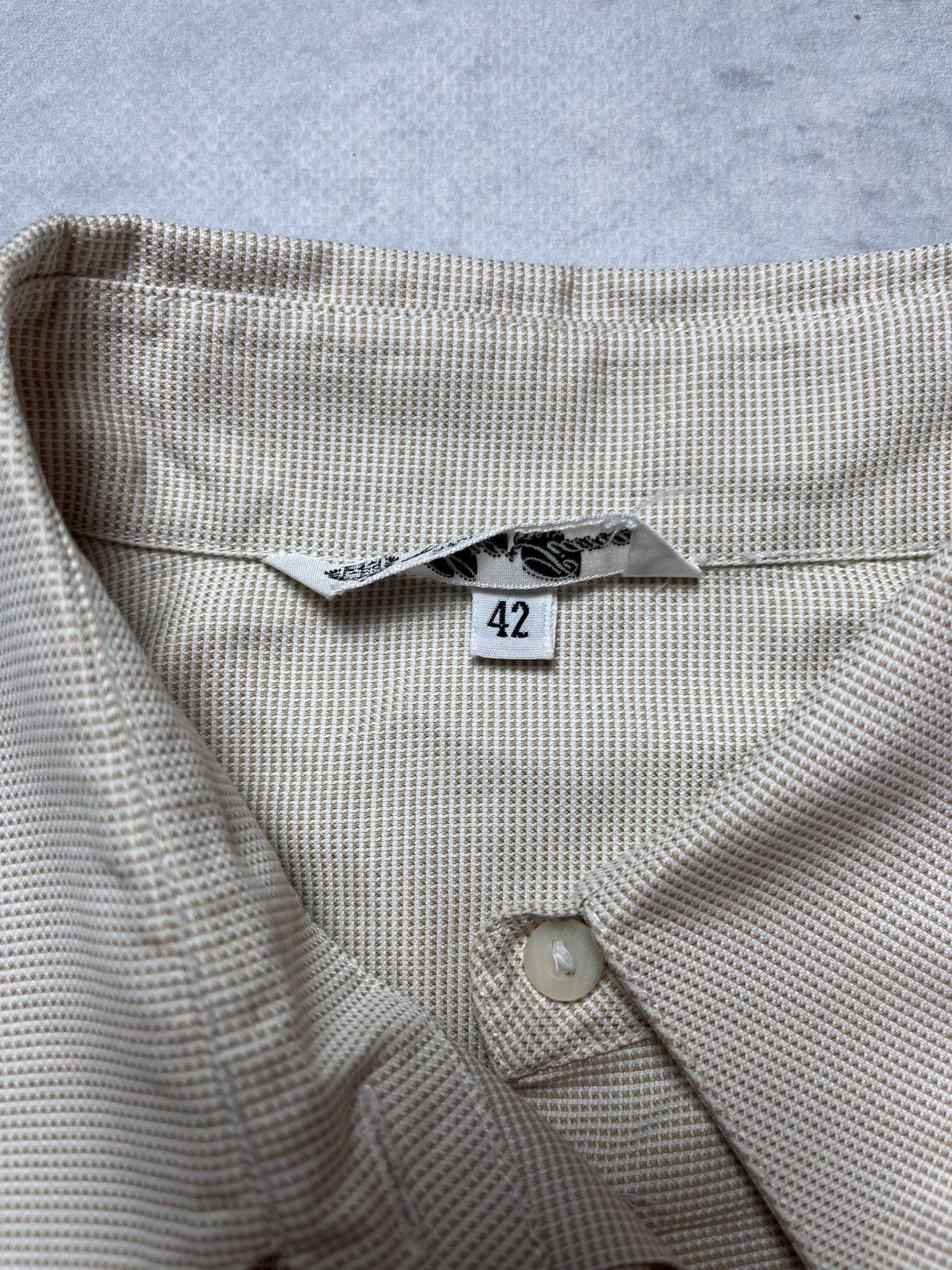 Loro Piana VERY RARE LORO PIANA VINTAGE SHIRT BOTTO UP Size M / US 6-8 / IT 42-44 - 3 Thumbnail
