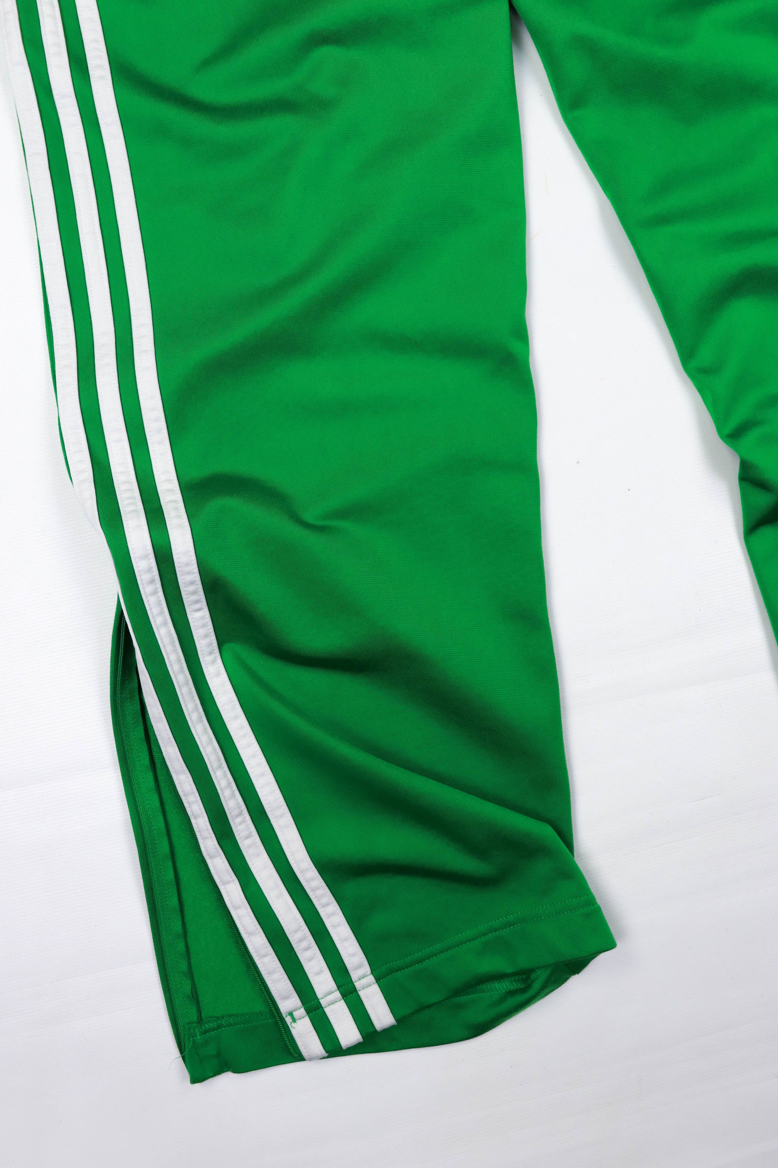 Adidas Adidas 2011 Apple Green Three Stripes Track Pants Size US 32 / EU 48 - 5 Thumbnail