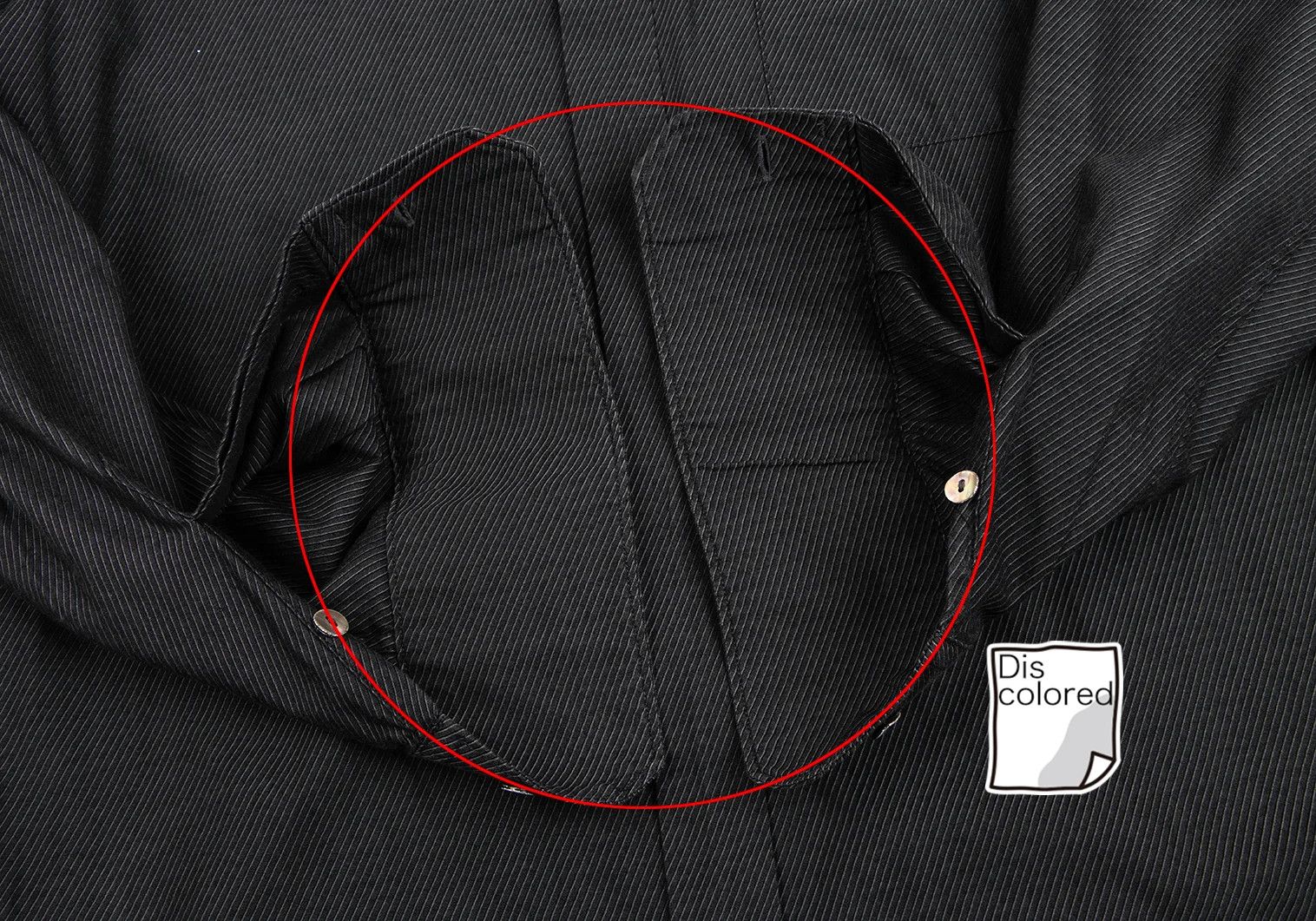 Jean Paul Gaultier Charcoal Pinstripe Shirt Size 50 in Good Condition Size US M / EU 48-50 / 2 - 10 Thumbnail