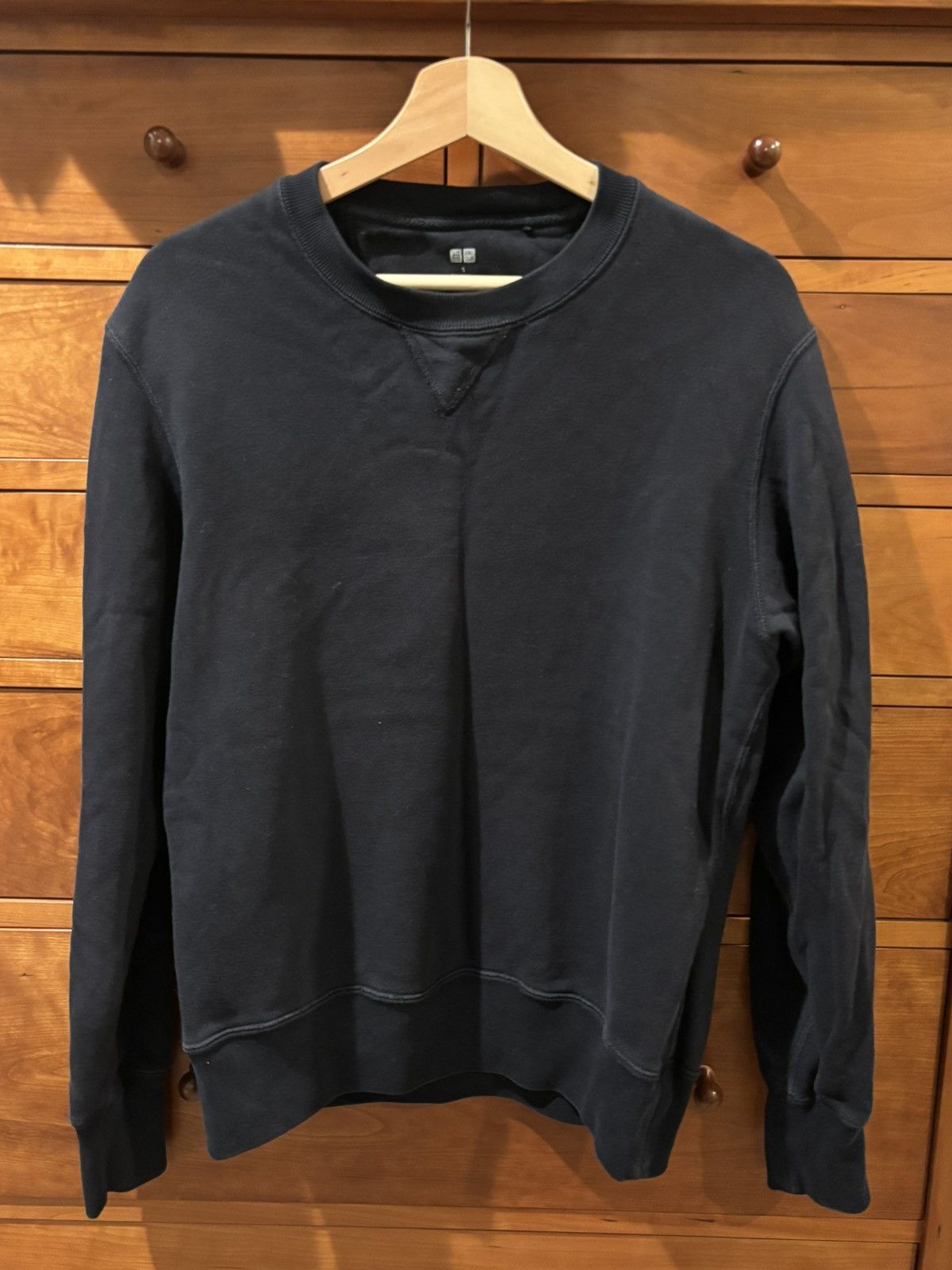 Uniqlo Cotton Sweatshirt Set (Black Navy & Olive) Size S