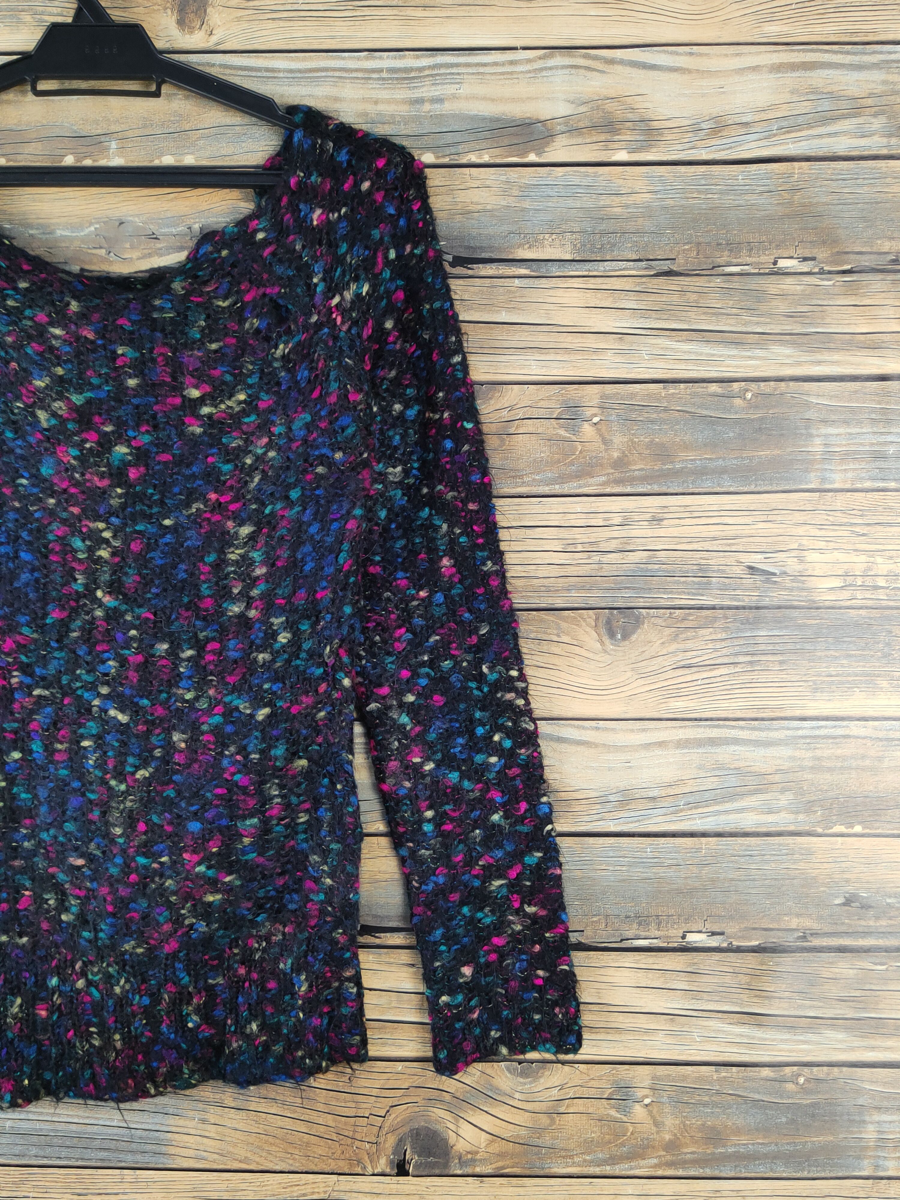 Japanese Brand × Vintage Nouesue Black Knitwear Sweatshirts #W1672 Size S / US 4 / IT 40 - 5 Thumbnail