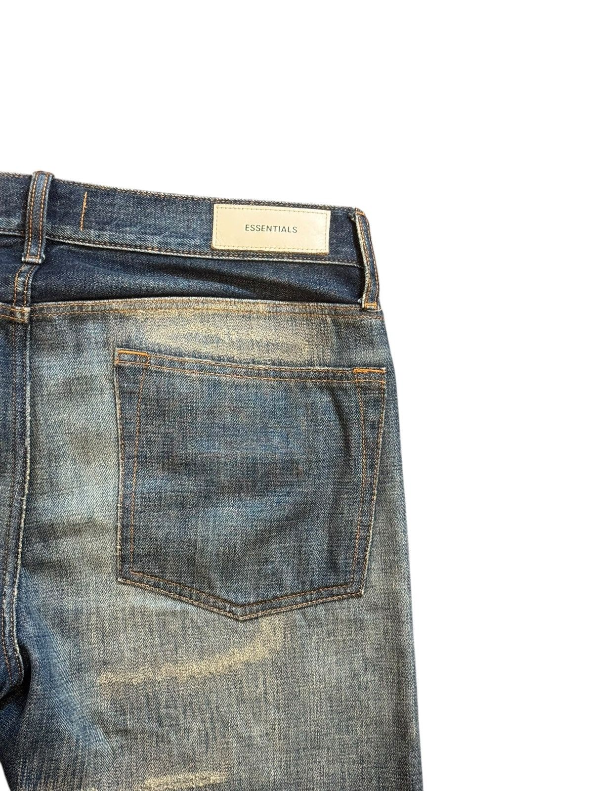Fear of God Fear Of God Essentials 5 Pocket Blue Washed Denim Jean 34 Size US 34 / EU 50 - 3 Thumbnail