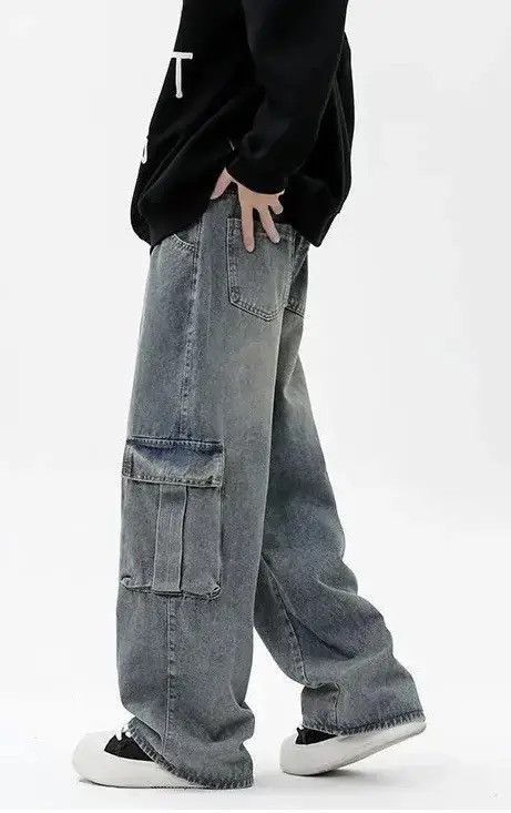 Japanese Brand Y2K Vintage Men Cargo Jeans Size US 32 / EU 48 - 5 Thumbnail