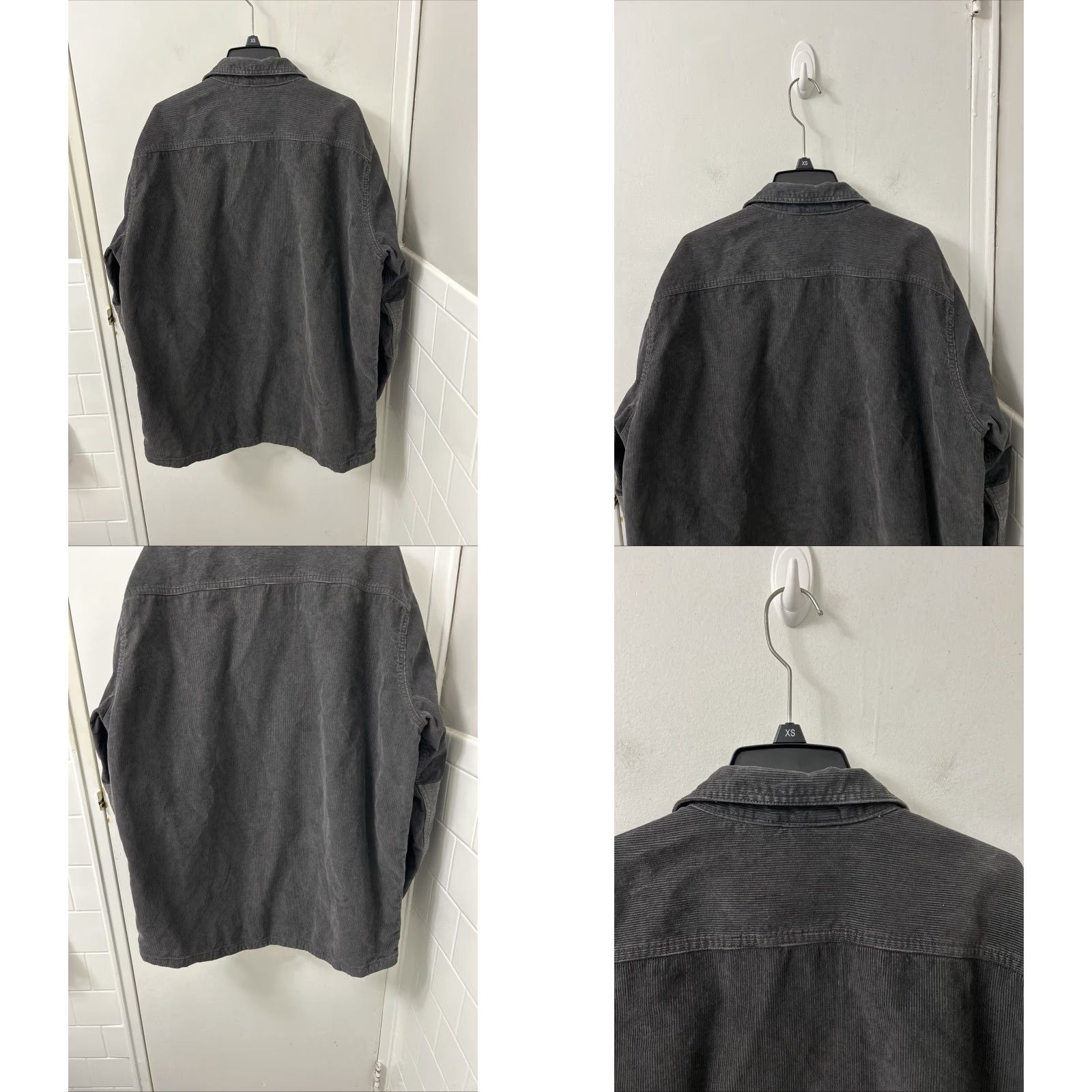 Eddie Bauer Eddie Bauer Corduroy Jacket Mens L Gray Flannel Lined Relaxed Fit Elbow Patches Size US L / EU 52-54 / 3 - 8 Thumbnail