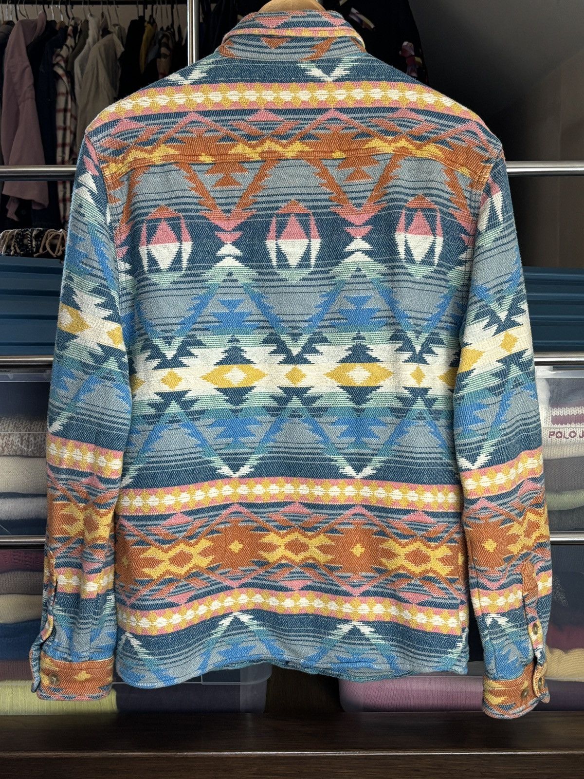Urban Outfitters Urban Outfitters Aztec Print Overshirt Jacket Size US S / EU 44-46 / 1 - 4 Thumbnail