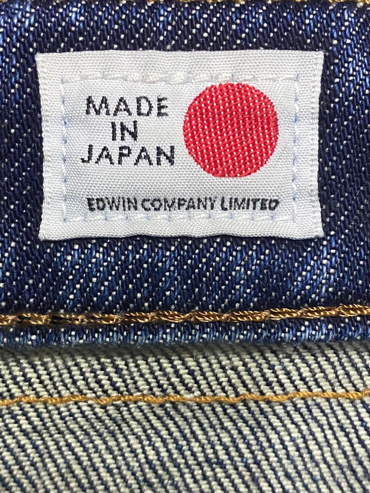 Junya Watanabe Vintage Edwin 503 Japan Blue Wash Distressed Skinny Jeans Size US 30 / EU 46 - 15 Thumbnail