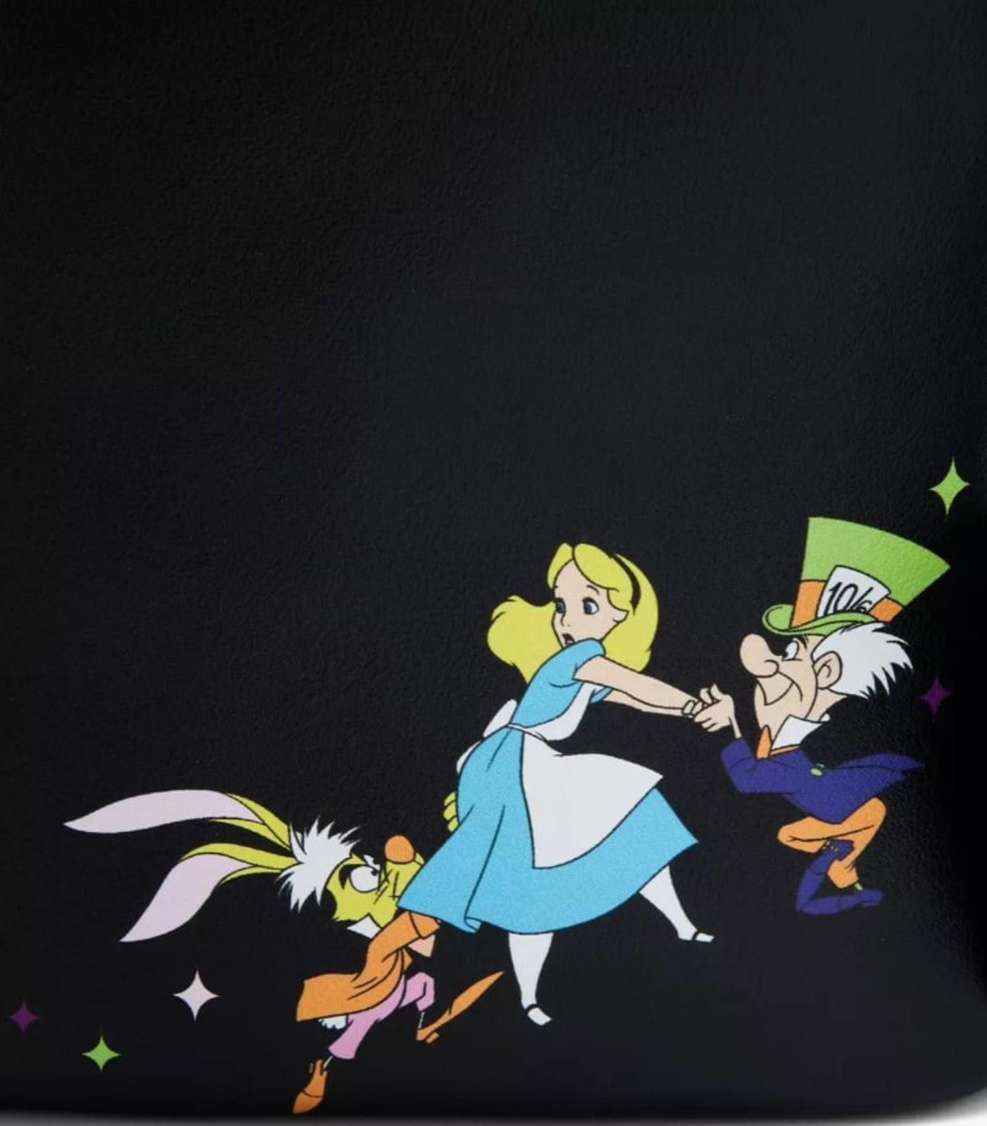 Loungefly Alice In Wonderland GITD Psychedelic Mini Backpack