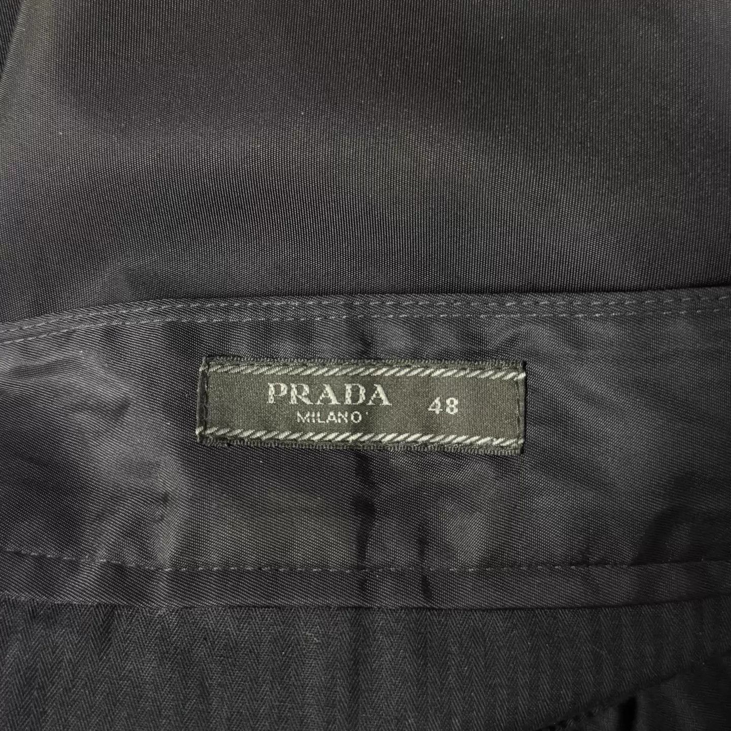Prada Prada Re-Nylon Straight Black Triangle Logo Shorts 99 New 48 Size US 32 / EU 48 - 4 Thumbnail