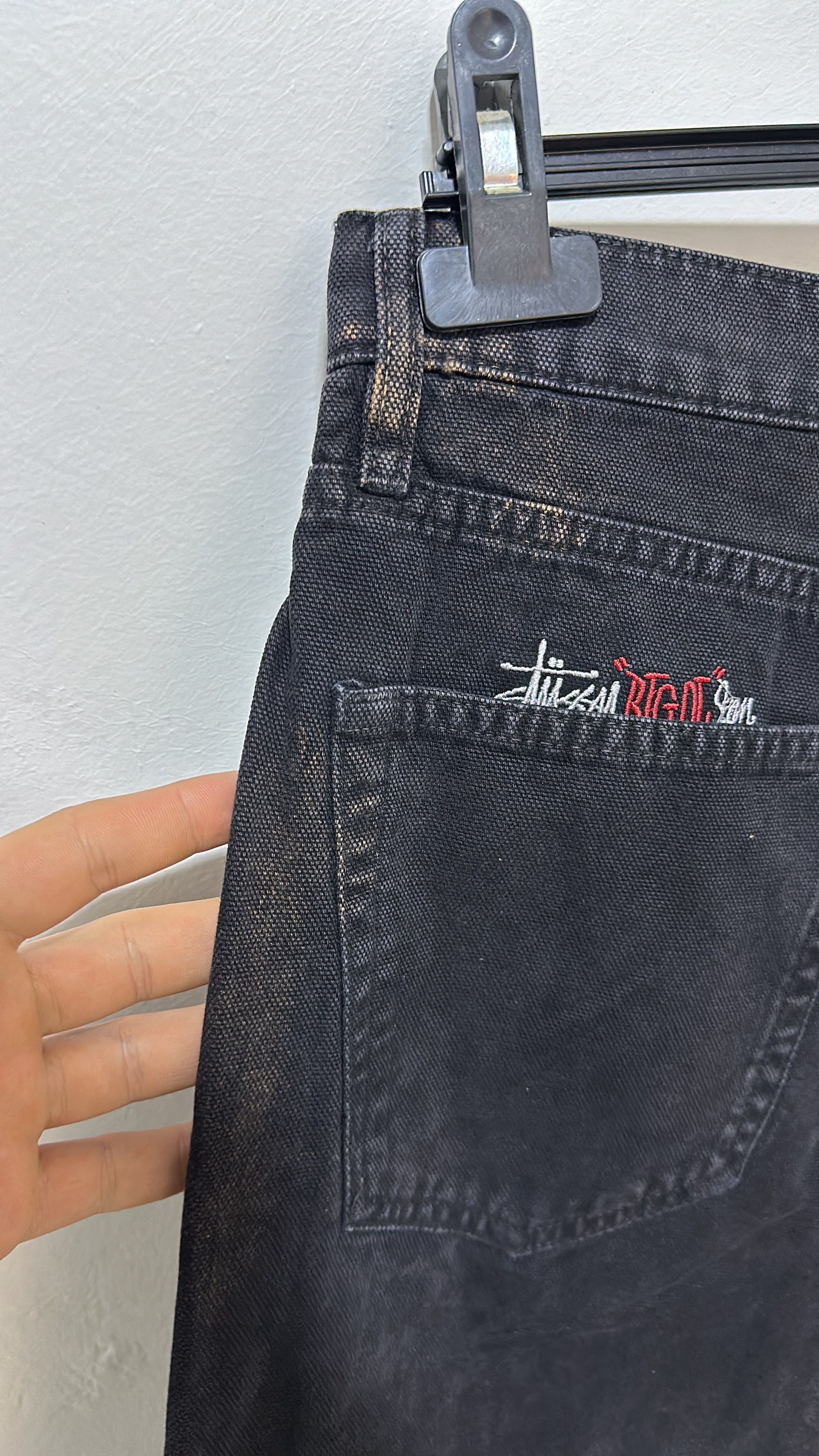 Stussy Stussy Big Ol Jean Black Size 32 Size US 32 / EU 48 - 4 Thumbnail