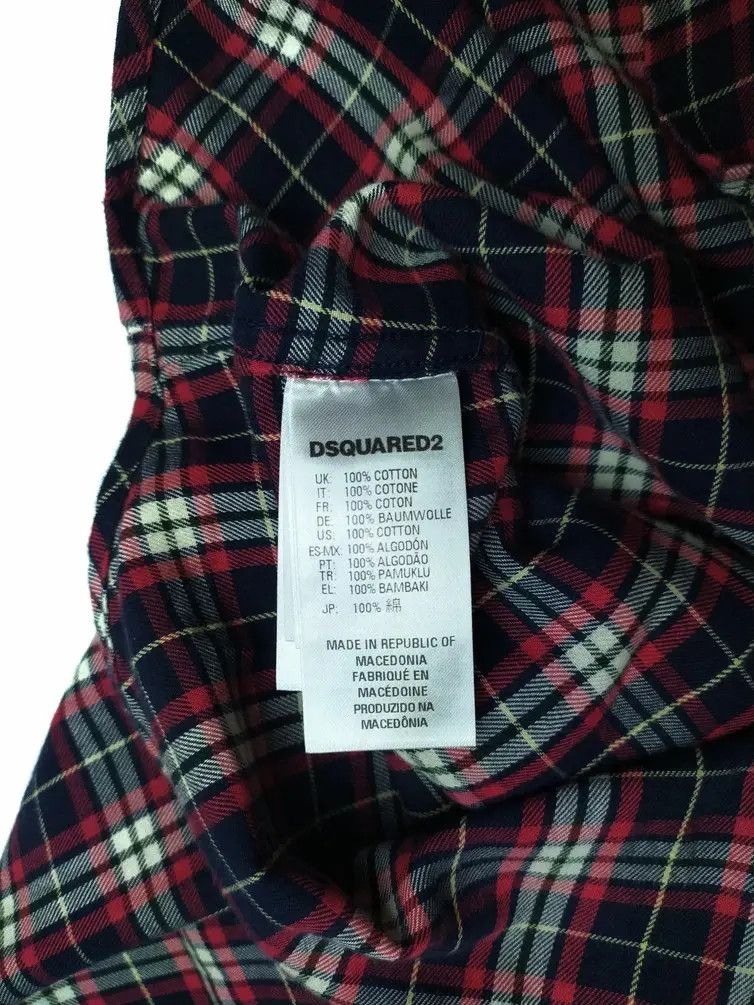 Dsquared2 Dsquared2 Tartan Plaid Shirt Size US XS / EU 42 / 0 - 9 Thumbnail