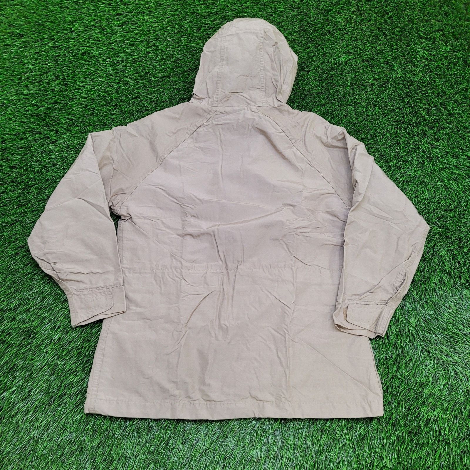 Vintage 90s Woolrich Parka Coat Jacket Women M/L 20x27 Beige
