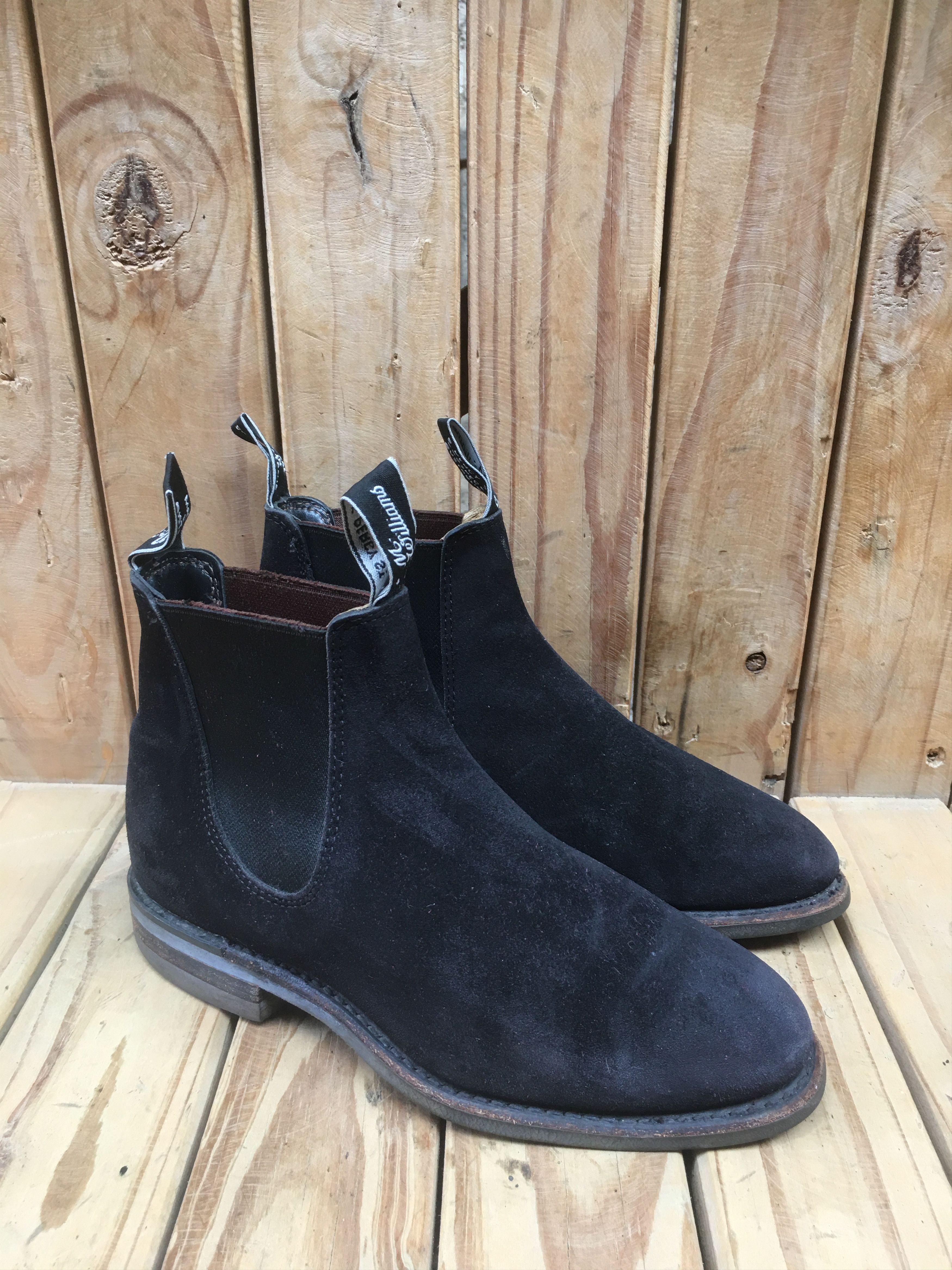 R.M. Williams RM Williams Black Australian Suede Boots Size UK 3 G USA 5.5 Size US 5.5 / IT 35.5 - 7 Thumbnail