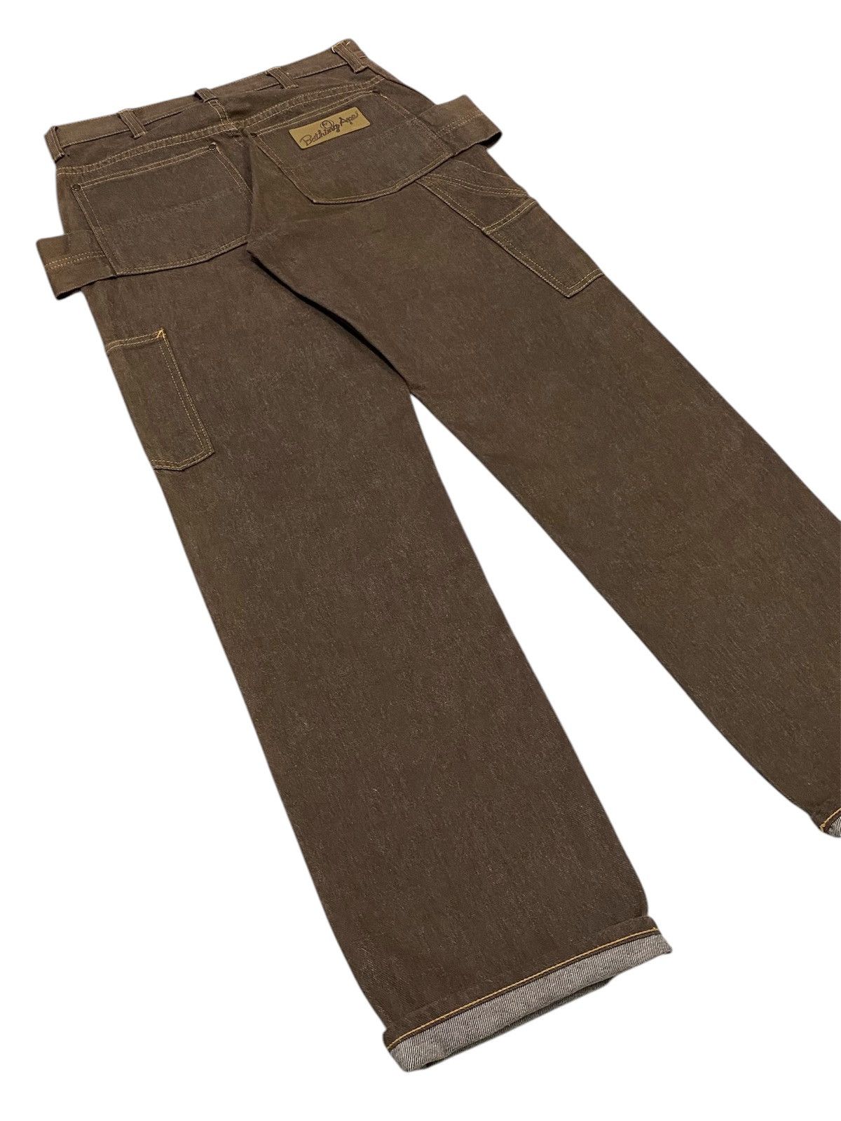 Bape Vintage A Bathing Ape Busyworks Double Knee Denim Size US 28 / EU 44 - 23 Thumbnail
