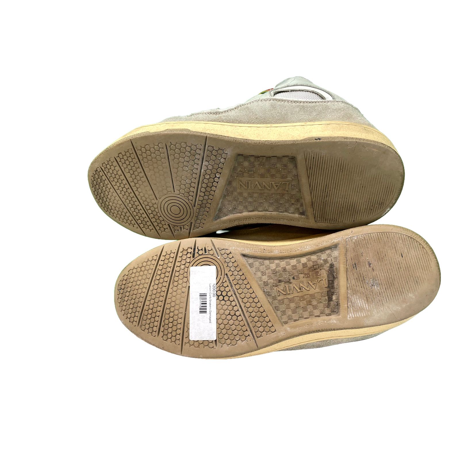 Lanvin Lanvin Curb Rasta Cream Sneakers Size US 12 / IT 42 - 6 Thumbnail