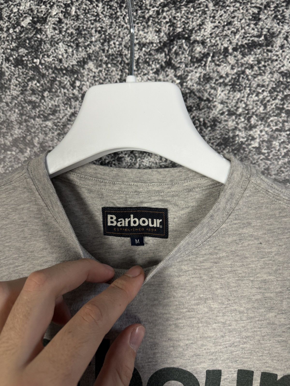 Barbour Barbour Kids T-Shirt Boys Big Logo Tee Casual Classic Top Size US XXS / EU 40 - 6 Thumbnail