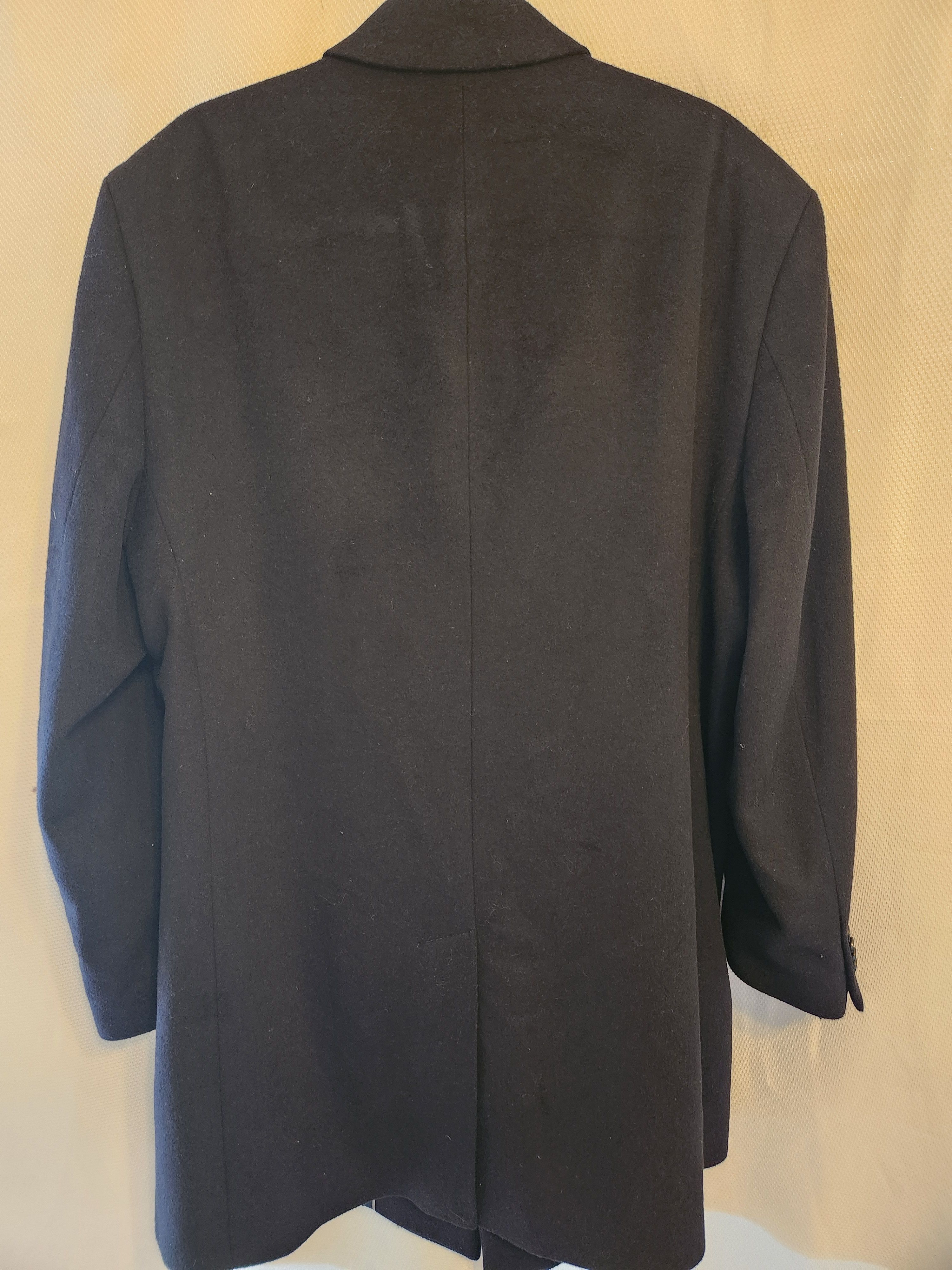 Jos. A. Bank Vintage 90's Wool Blend Blue Overcoat Size US XL / EU 56 / 4 - 2 Thumbnail