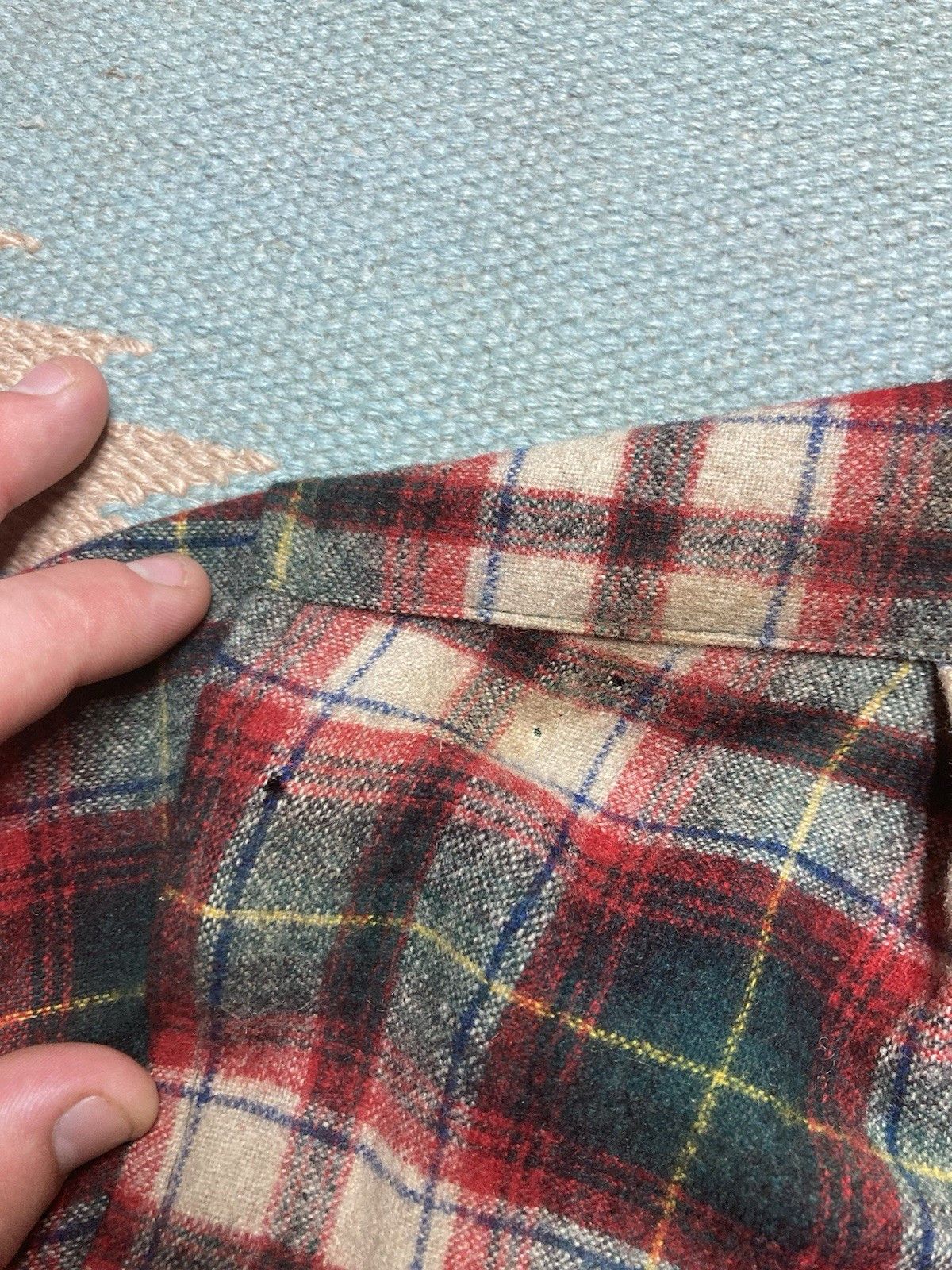 Vintage 60s Pendleton loop collar board shirt plaid Christmas small Size US S / EU 44-46 / 1 - 8 Thumbnail