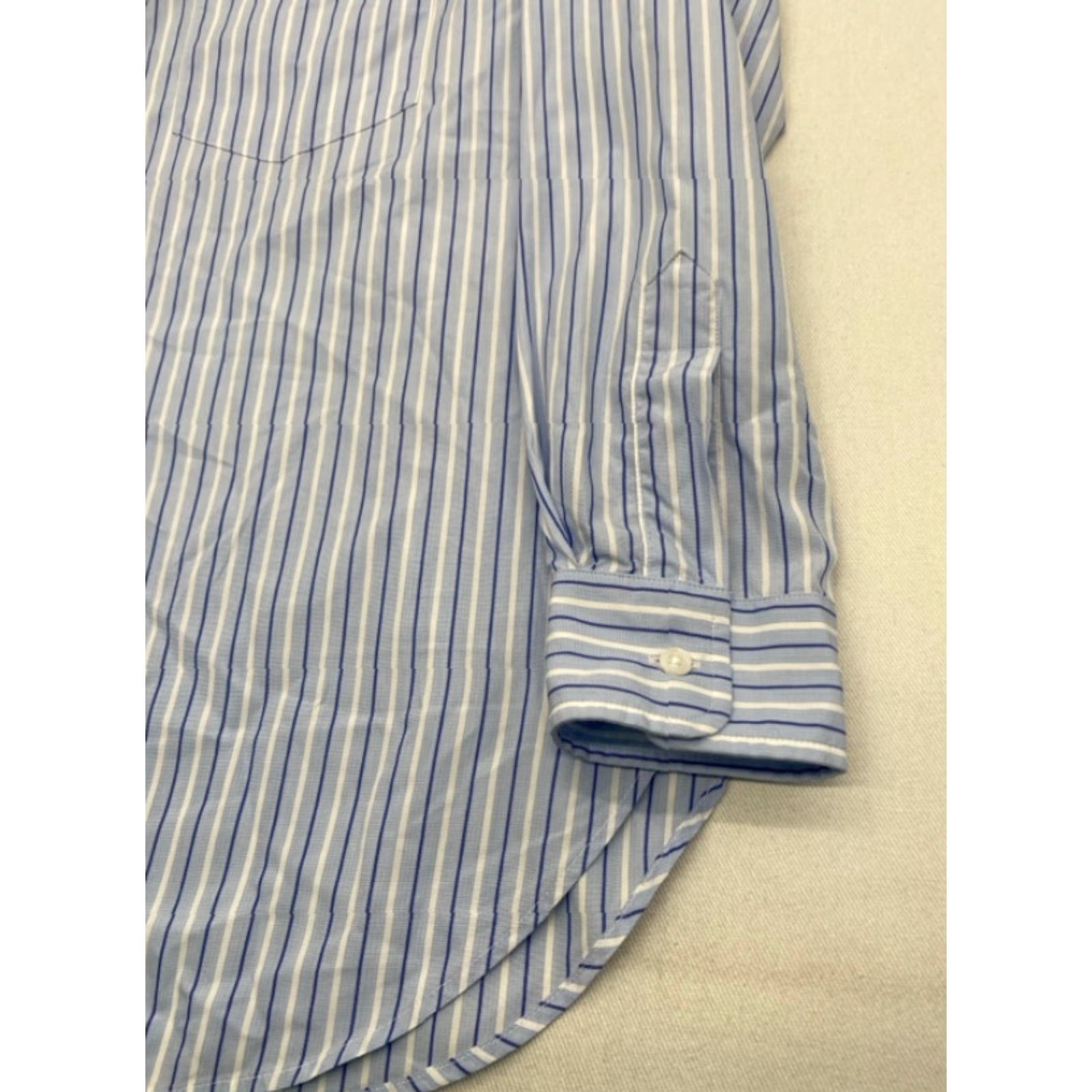 Frank & Eileen Frank & Eileen Joedy Womens Button-Up Shirt Small Pink Stripe Oversized Magenta color Cotton Chamois long sleeve Size S / US 4 / IT 40 - 3 Thumbnail