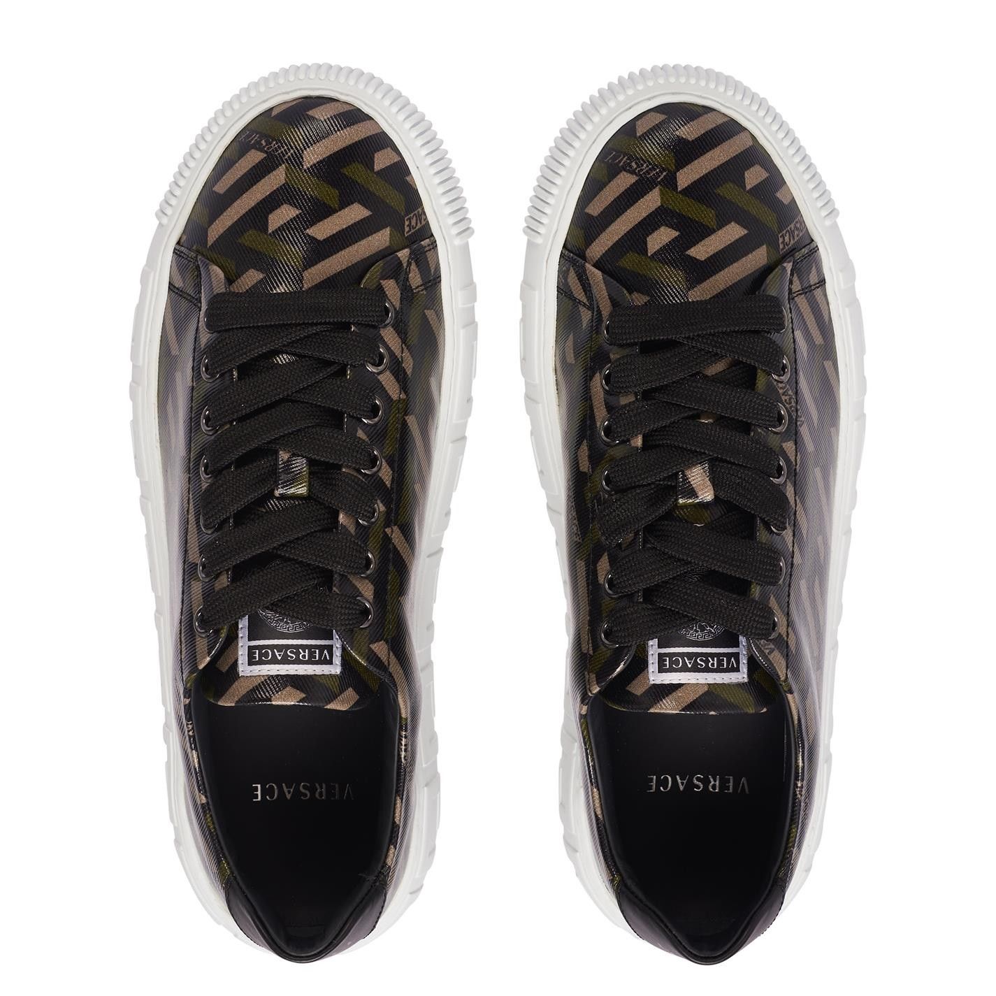 Versace Versace Greca Low Top Sneakers Women's Size US 7 EU 37 Size US 7 / IT 37 - 6 Thumbnail