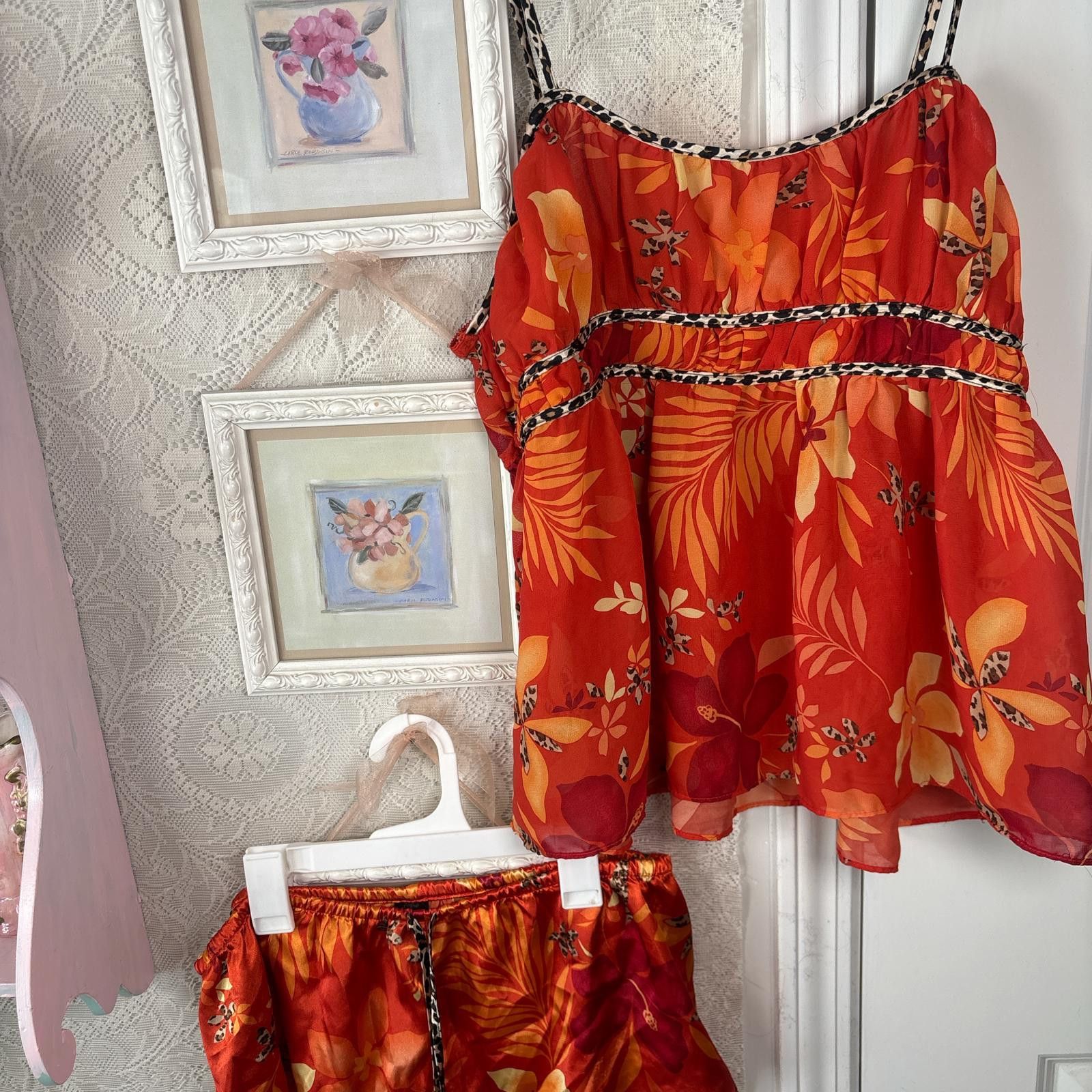 Other vintage secret treasures floral flowy set Size ONE SIZE - 4 Thumbnail