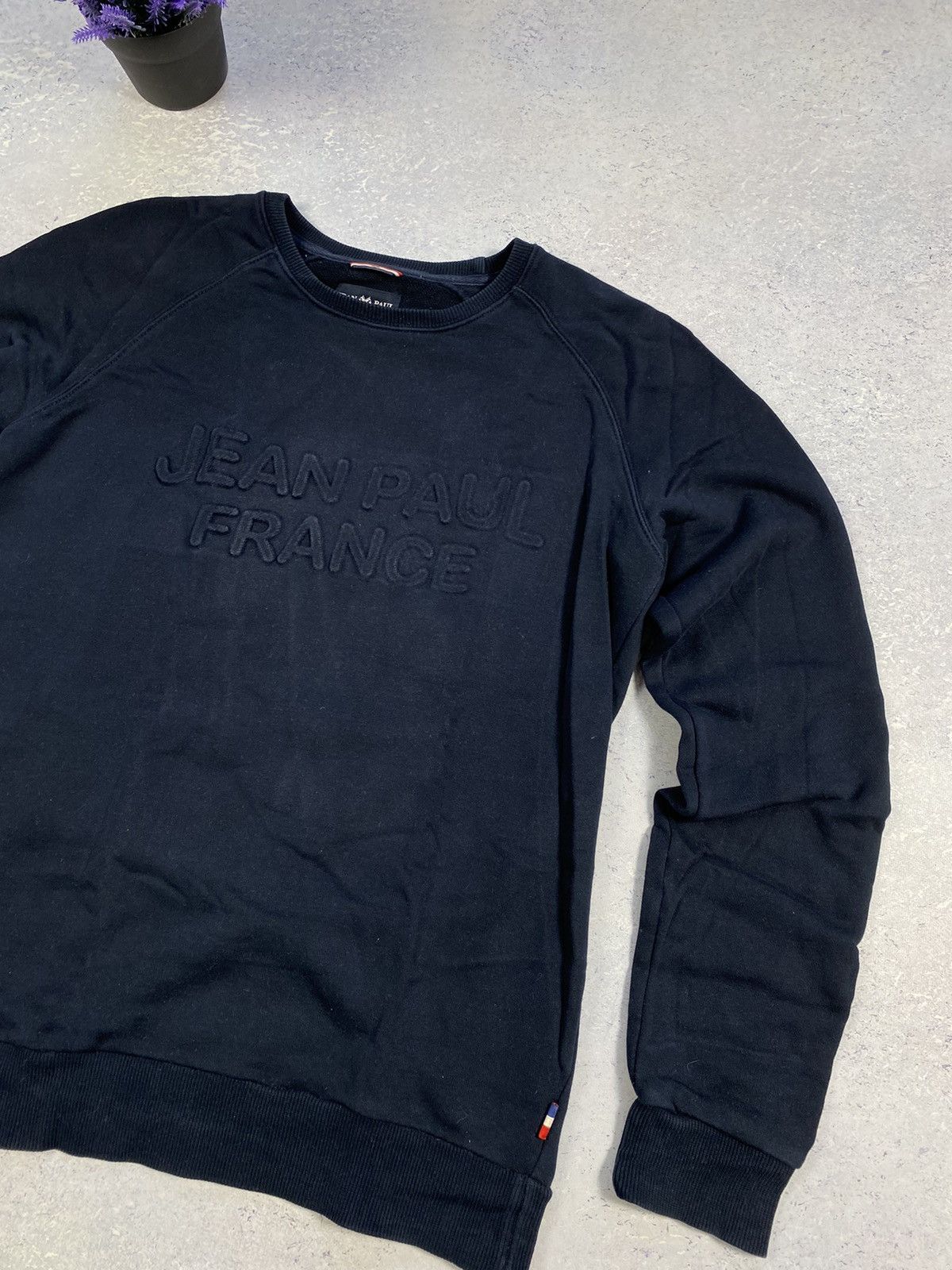 Jean Paul Gaultier Jean Paul Blue Men’s Sweatshirt With Big Centre Logo Size S Size US S / EU 44-46 / 1 - 5 Thumbnail