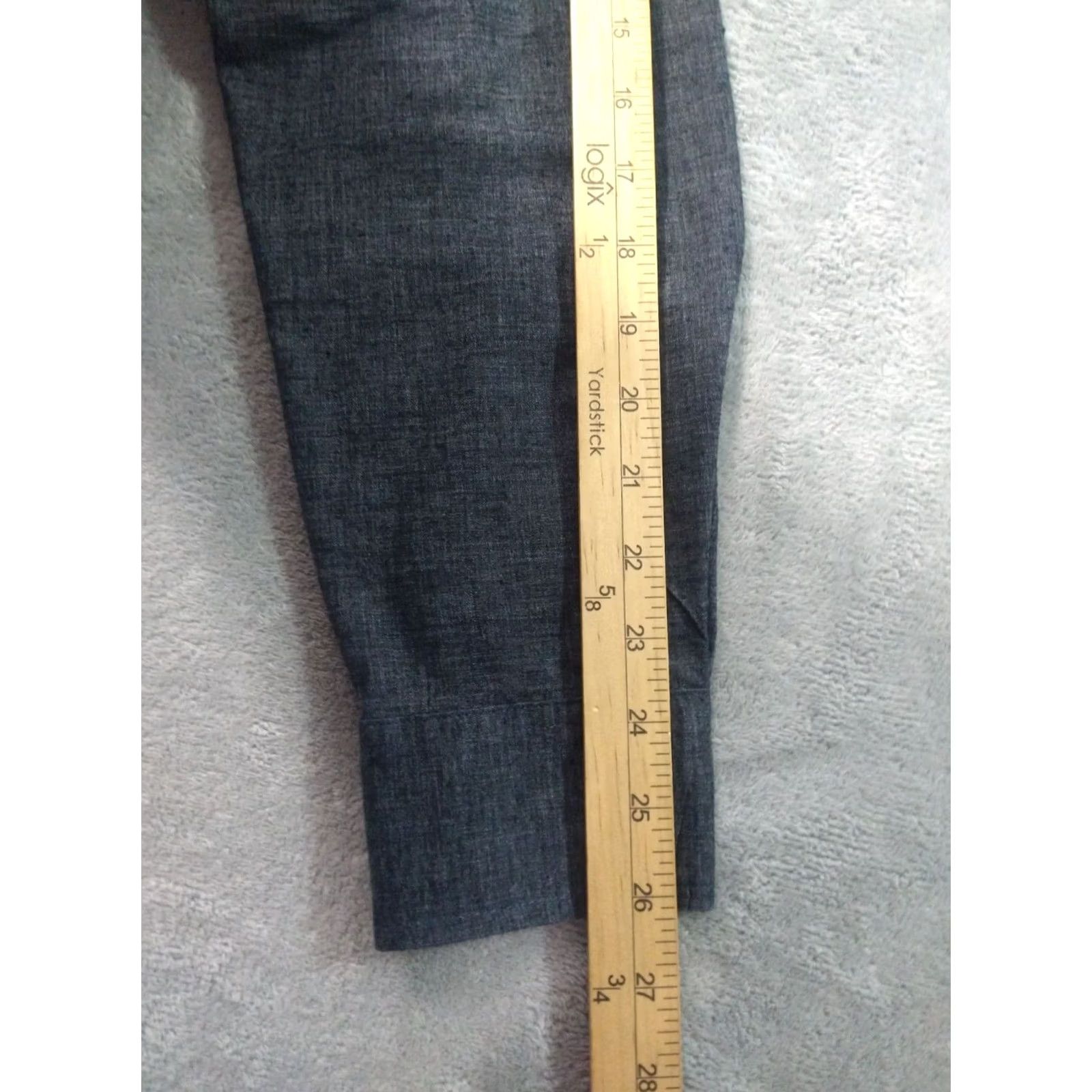 Prana prAna Shirt Mens Medium Gray Hemp Blend Slim Fit Long Sleeve Button Up Size US M / EU 48-50 / 2 - 6 Thumbnail