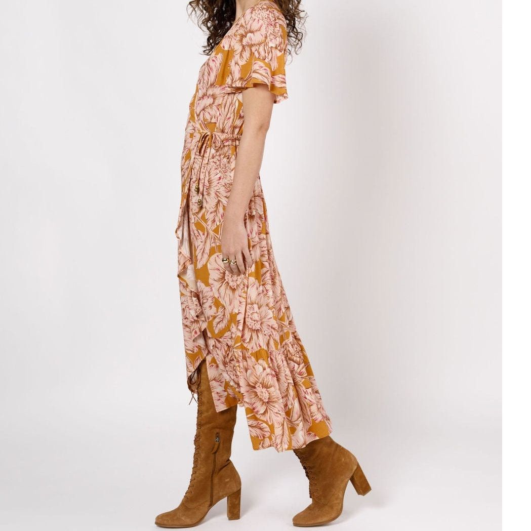 Other NWT Band of the Free Heather Wrap Maxi Dress Sz. S [4-6] Size S / US 4 / IT 40 - 3 Thumbnail