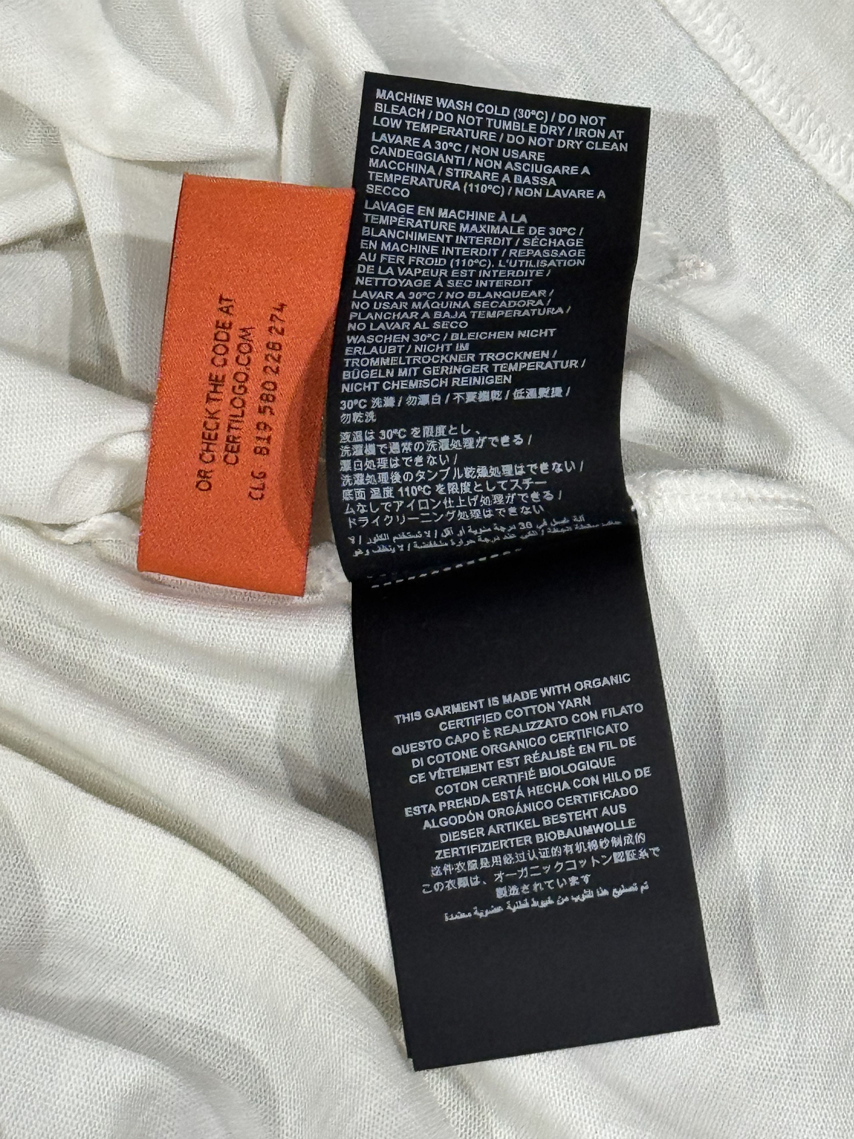 Heron Preston Heron Preston CTNMB Short-Sleeve Turtleneck White/Black Size US M / EU 48-50 / 2 - 12 Thumbnail