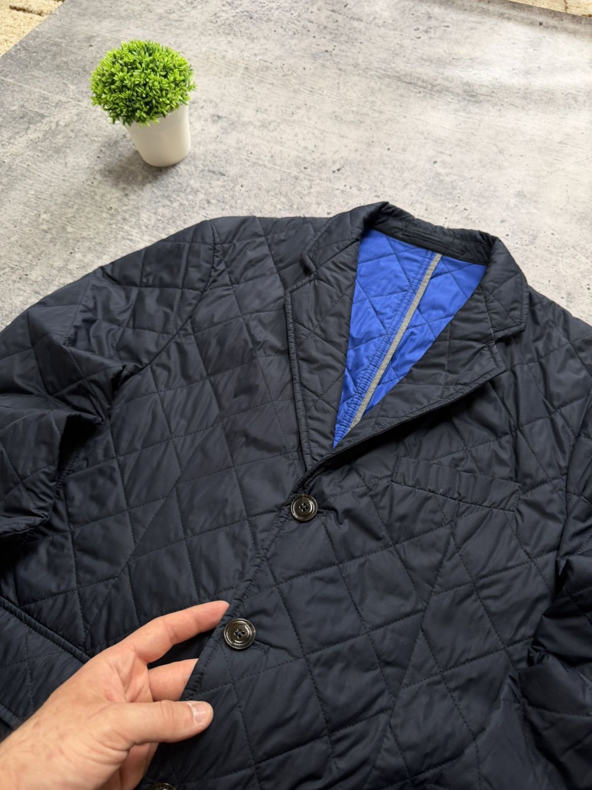 Hackett Hackett Quilted Thermal Puffer Classic Blazer Jacket Size US L / EU 52-54 / 3 - 5 Thumbnail