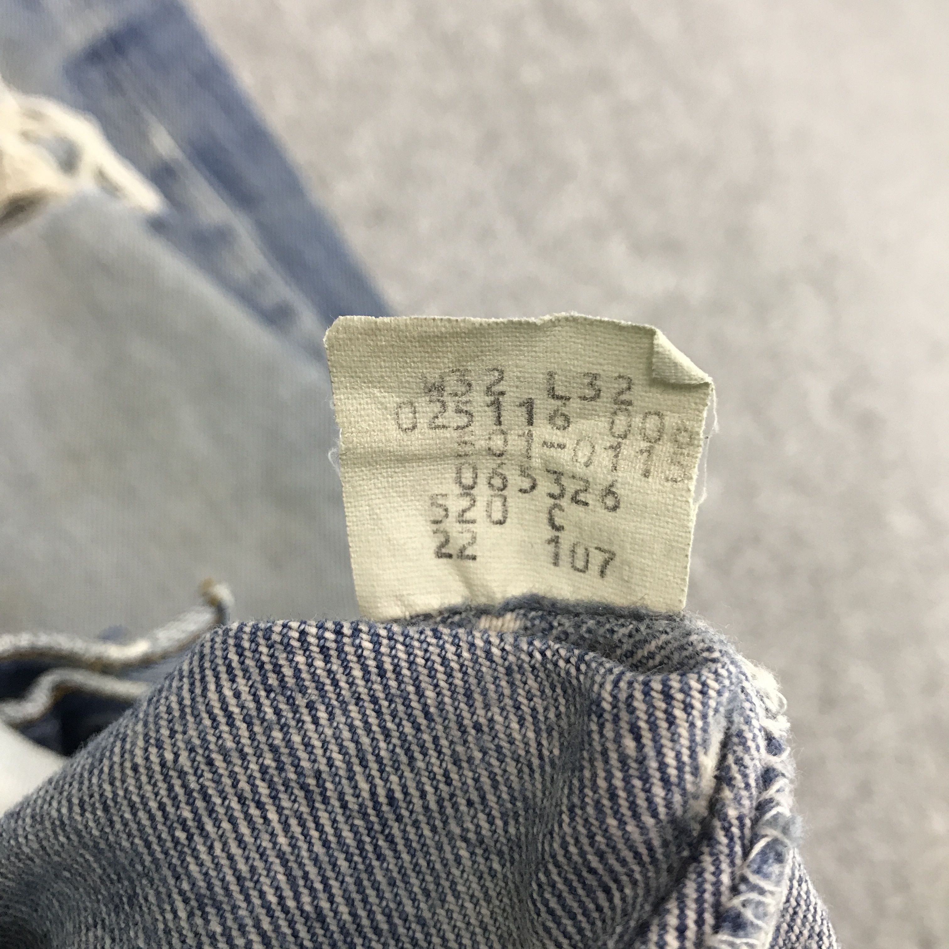 Levi's Vintage Clothing × Vintage Levi's 501 ripped distressed jean denim pants Size US 30 / EU 46 - 16 Thumbnail