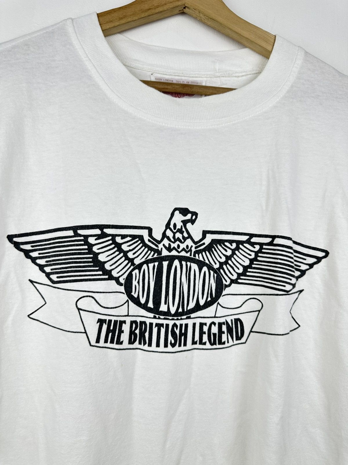Boy London × Seditionaries × Vintage Vintage 90s Boy London The British Legend Tee Size US XL / EU 56 / 4 - 3 Thumbnail