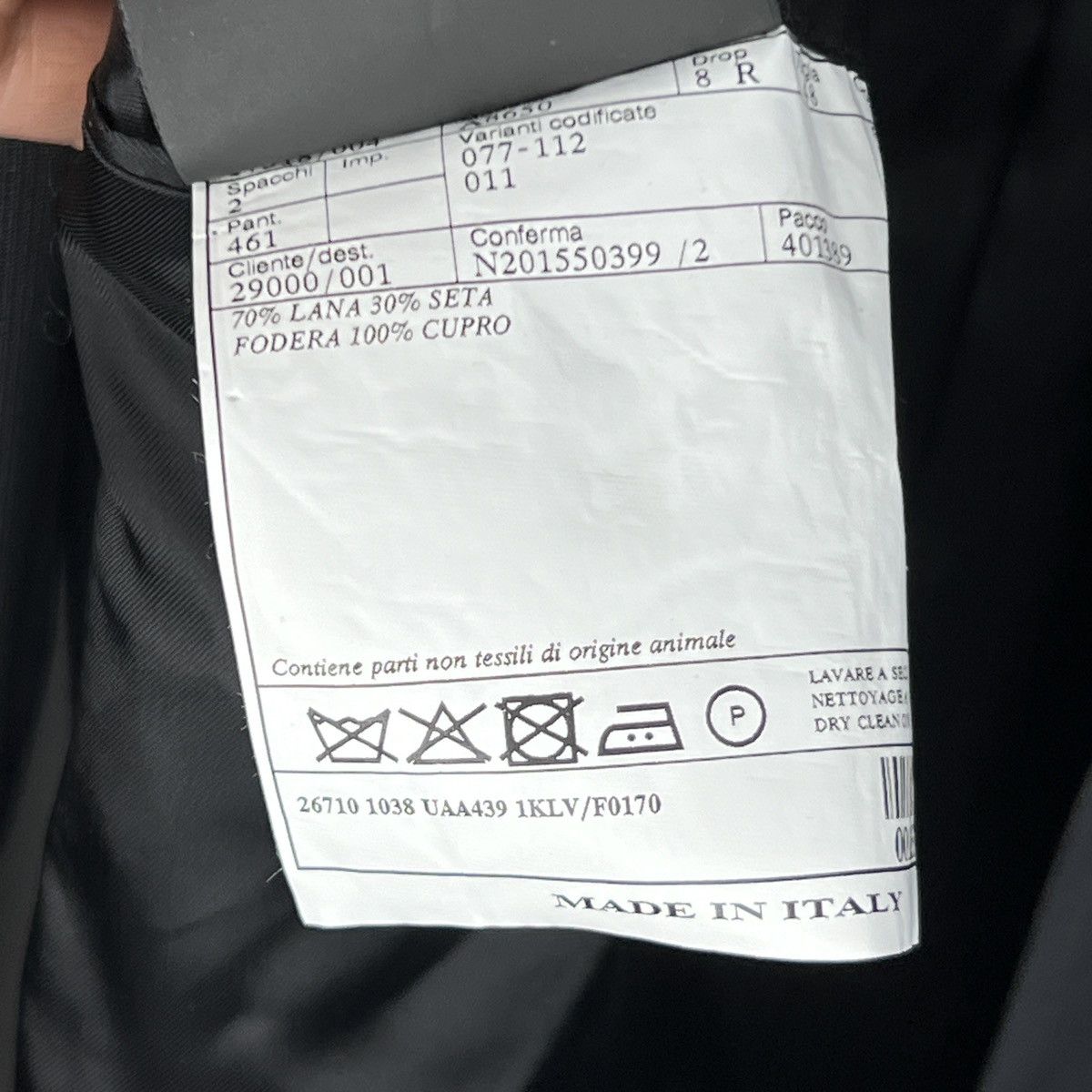 Prada Prada Black Wool Silk 2 Buttons Classic Blazer Light Jacket Size US M / EU 48-50 / 2 - 11 Thumbnail
