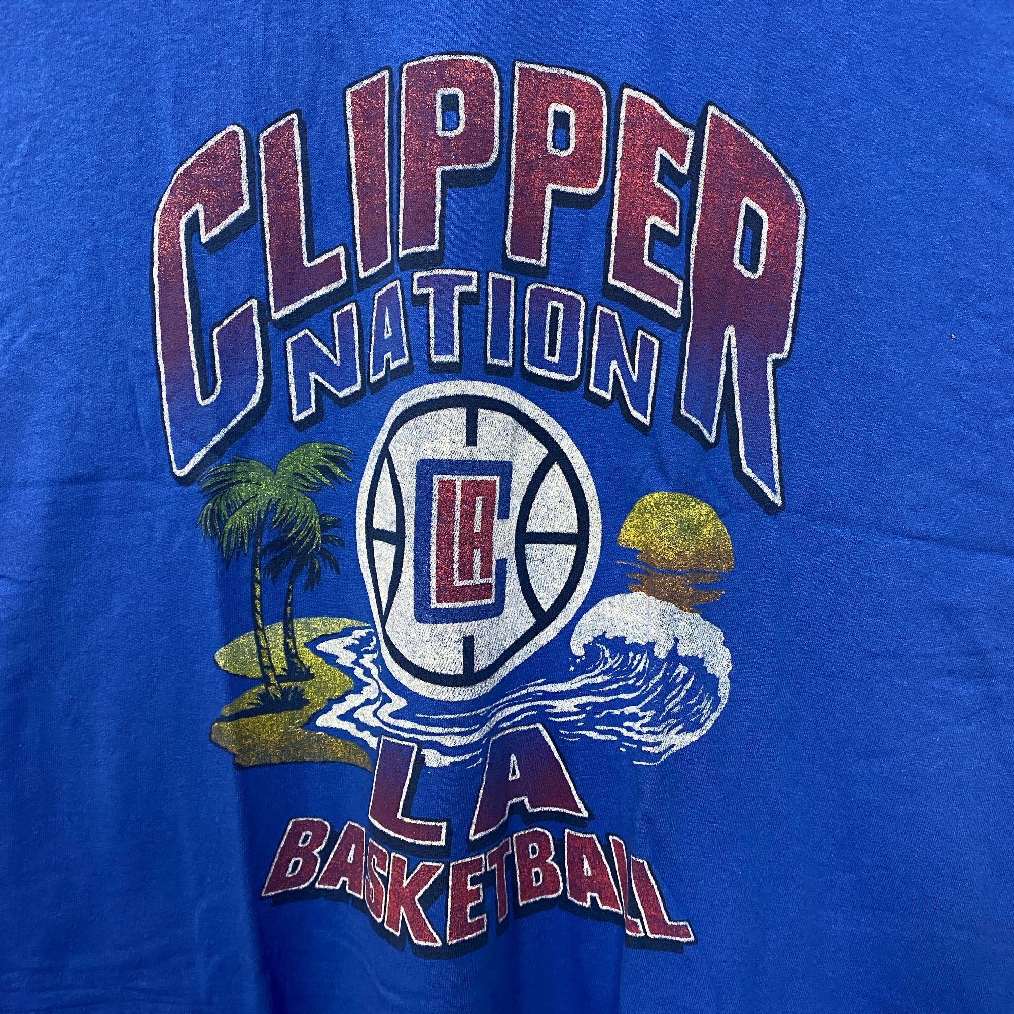 NBA Clipper Nation LA Basketball NBA Team Beach Tailgate Tee L Size US L / EU 52-54 / 3 - 2 Thumbnail