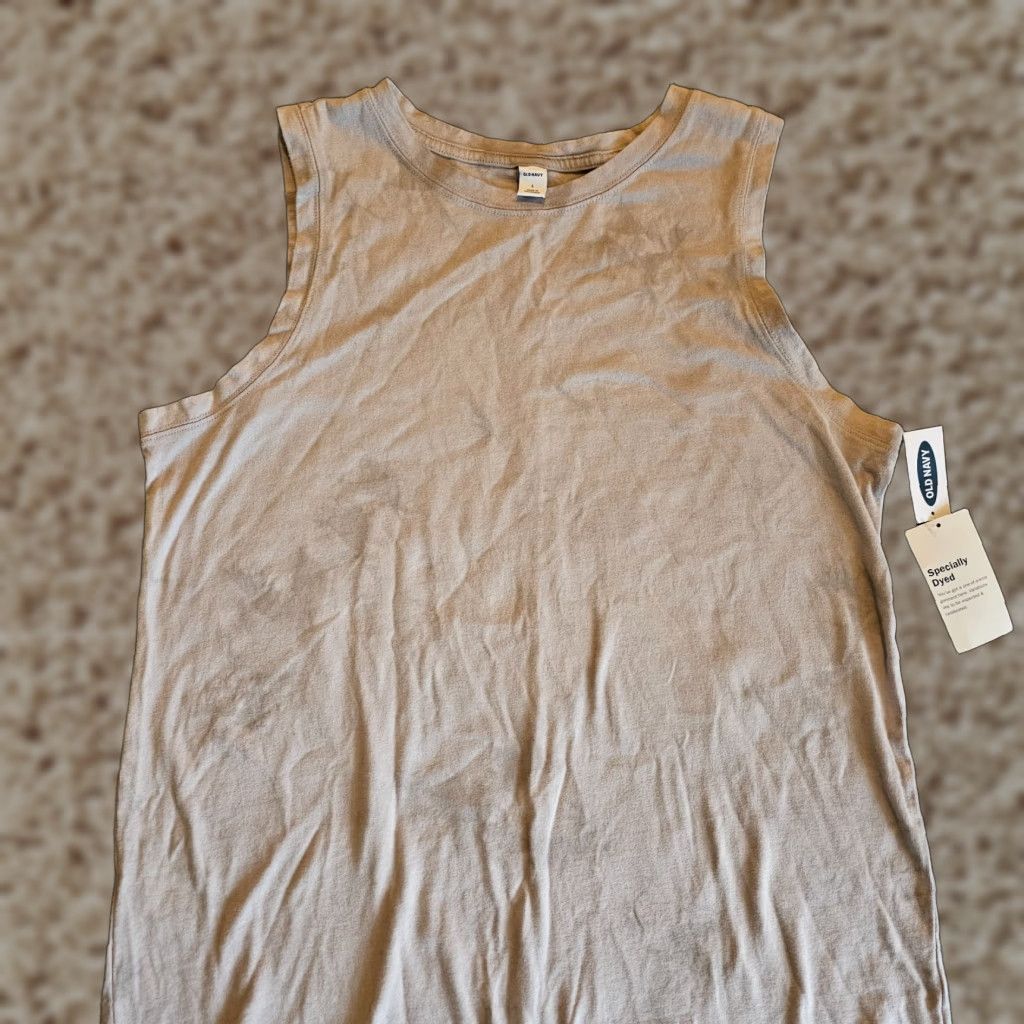 Old Navy Old Navy Dress Womens Large Gray Tie Dye Sheath Sleeveless Round Neck Casual Dress Size L / US 10 / IT 46 - 1 Thumbnail