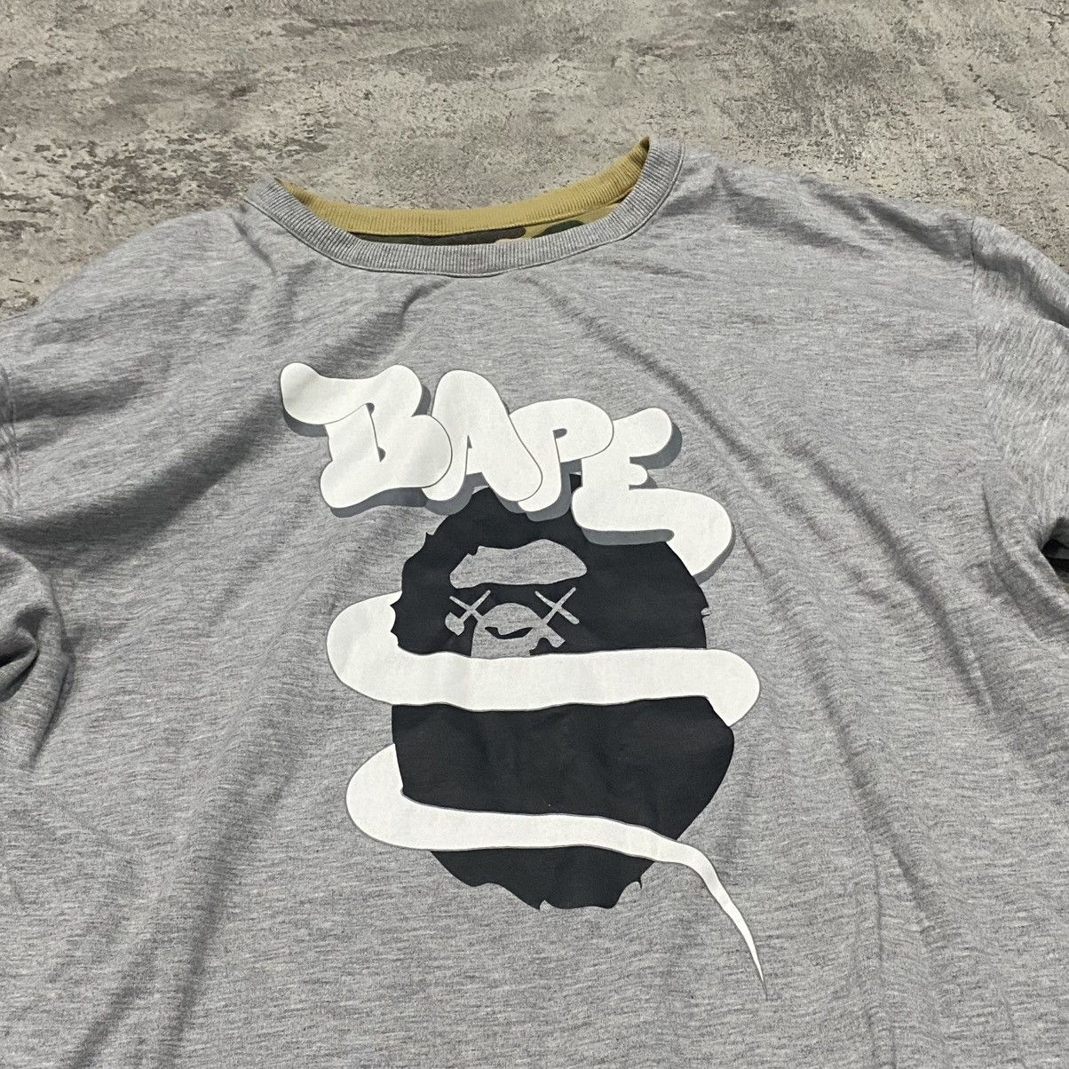 Bape × Kaws Bape X Kaws College Logo Reversible Camo Size US L / EU 52-54 / 3 - 4 Thumbnail