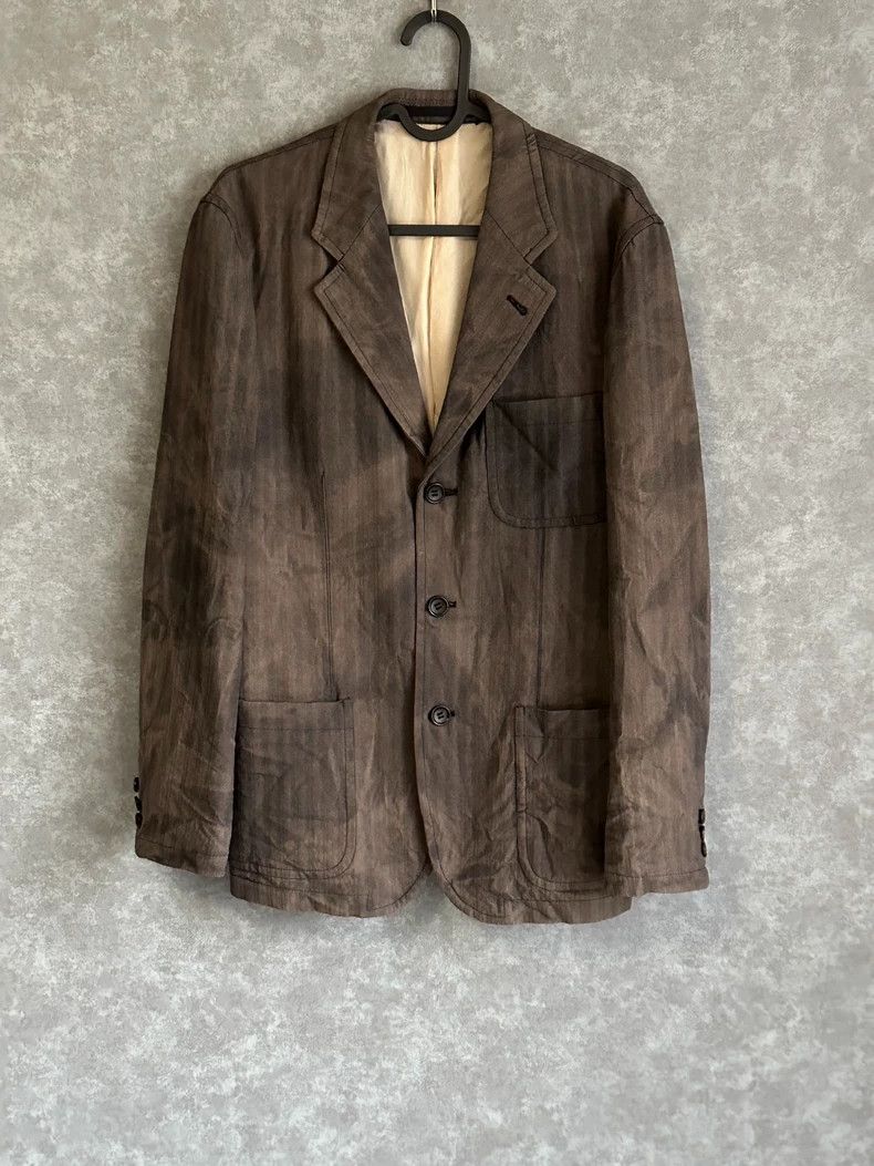 Comme des Garcons Comme Des Garcons Mainline tie-dyed pleated worn-out wool Size S / US 4 / IT 40 - 1 Thumbnail