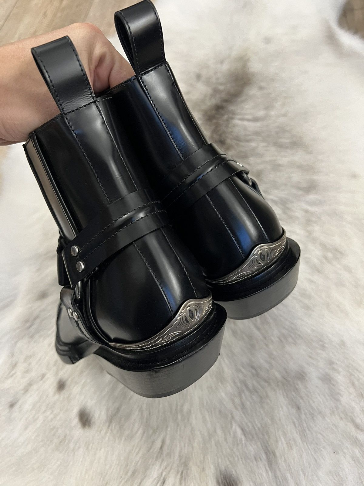 Balenciaga 🚨 Cowboy Balenciaga Santiag Boots - Black Leather Size US 8 / EU 41 - 9 Thumbnail