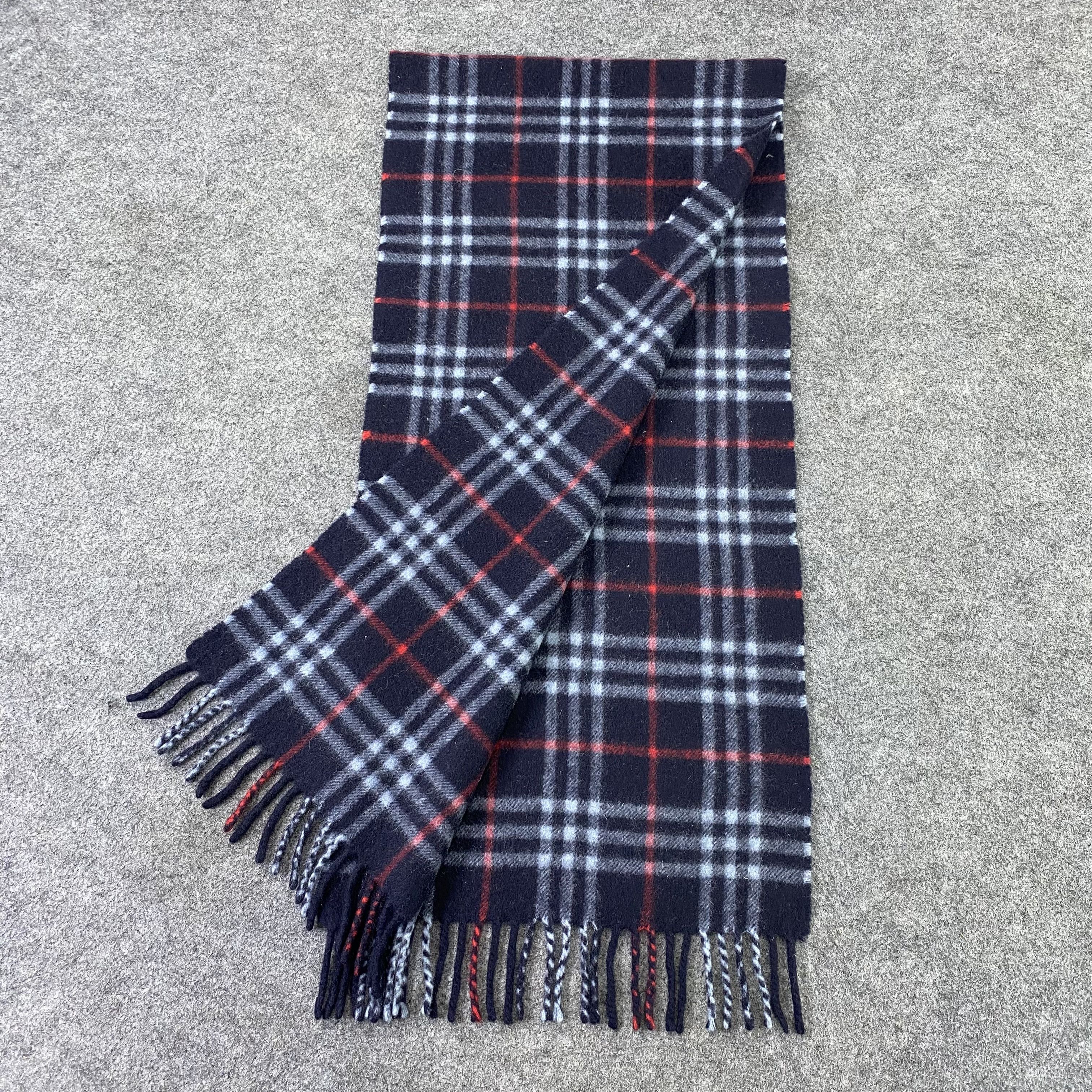 Burberry Burberry Cashmere Muffler / Scarf / Neckwear-T1508 Size ONE SIZE - 3 Thumbnail