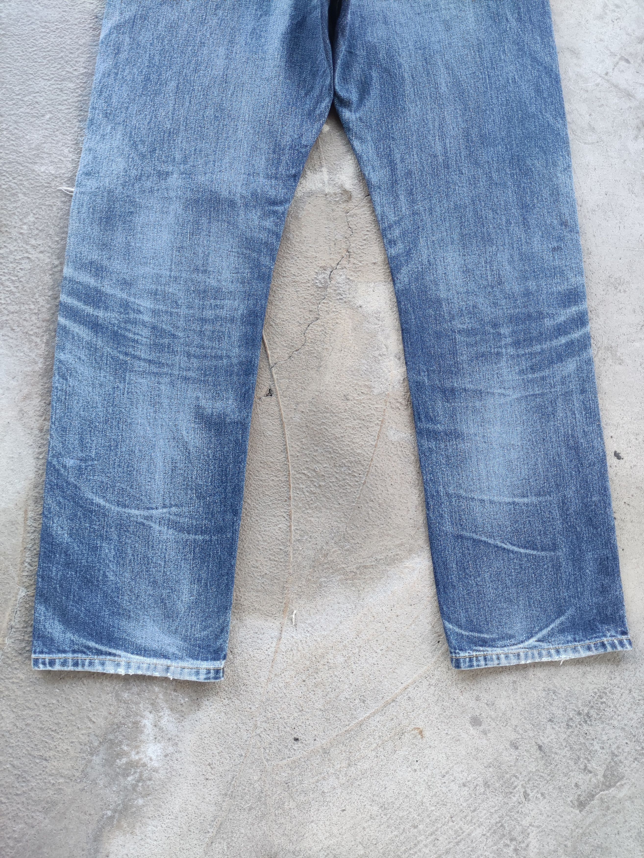 Japanese Brand Vintage Japanese Jean Distressed Faded Denim Size US 36 / EU 52 - 10 Thumbnail