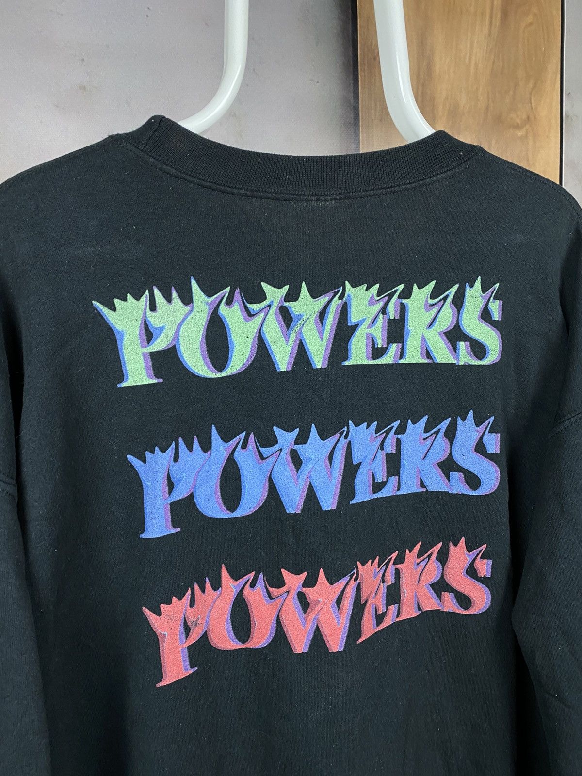 Band Tees 🎸Vintage Sweatshirt Powers Y2k Opium VTG Boxy Logo Tee🎸 Size US L / EU 52-54 / 3 - 4 Thumbnail