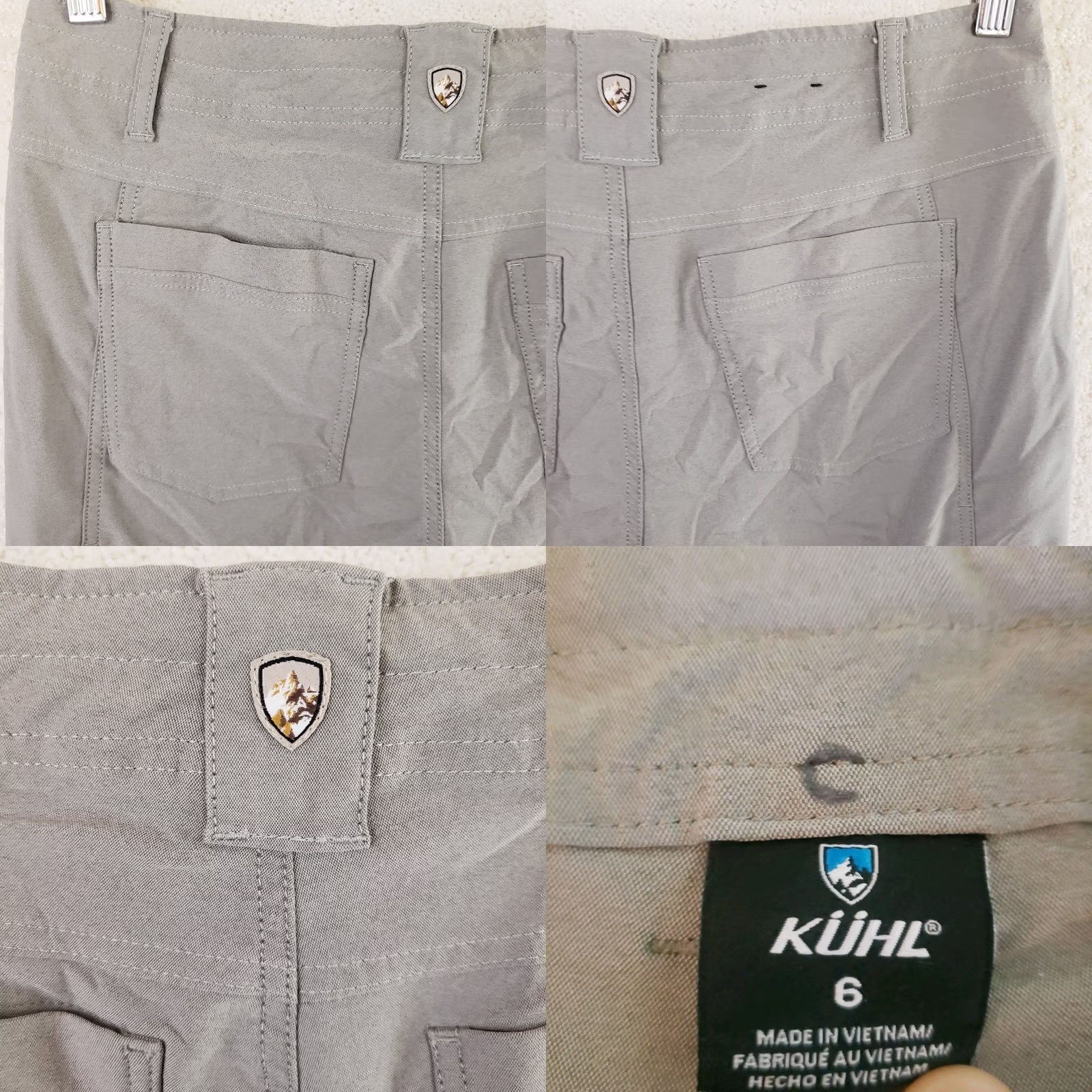 Olive Kuhl Trekr Shorts Women 6 Olive 10"Inseam Hiking Outdoor Regular Rise Mid Zip Button Green Outdoor Activewear Size 30" / US 8 / IT 44 - 8 Thumbnail